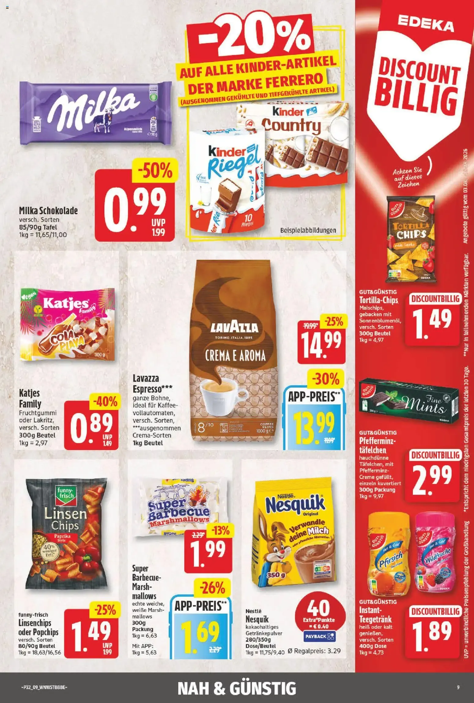 NP Partner der EDEKA: Kleine Preise - Starke Marken von 3. August bis 8. August 2026 - Prospekt seite 8