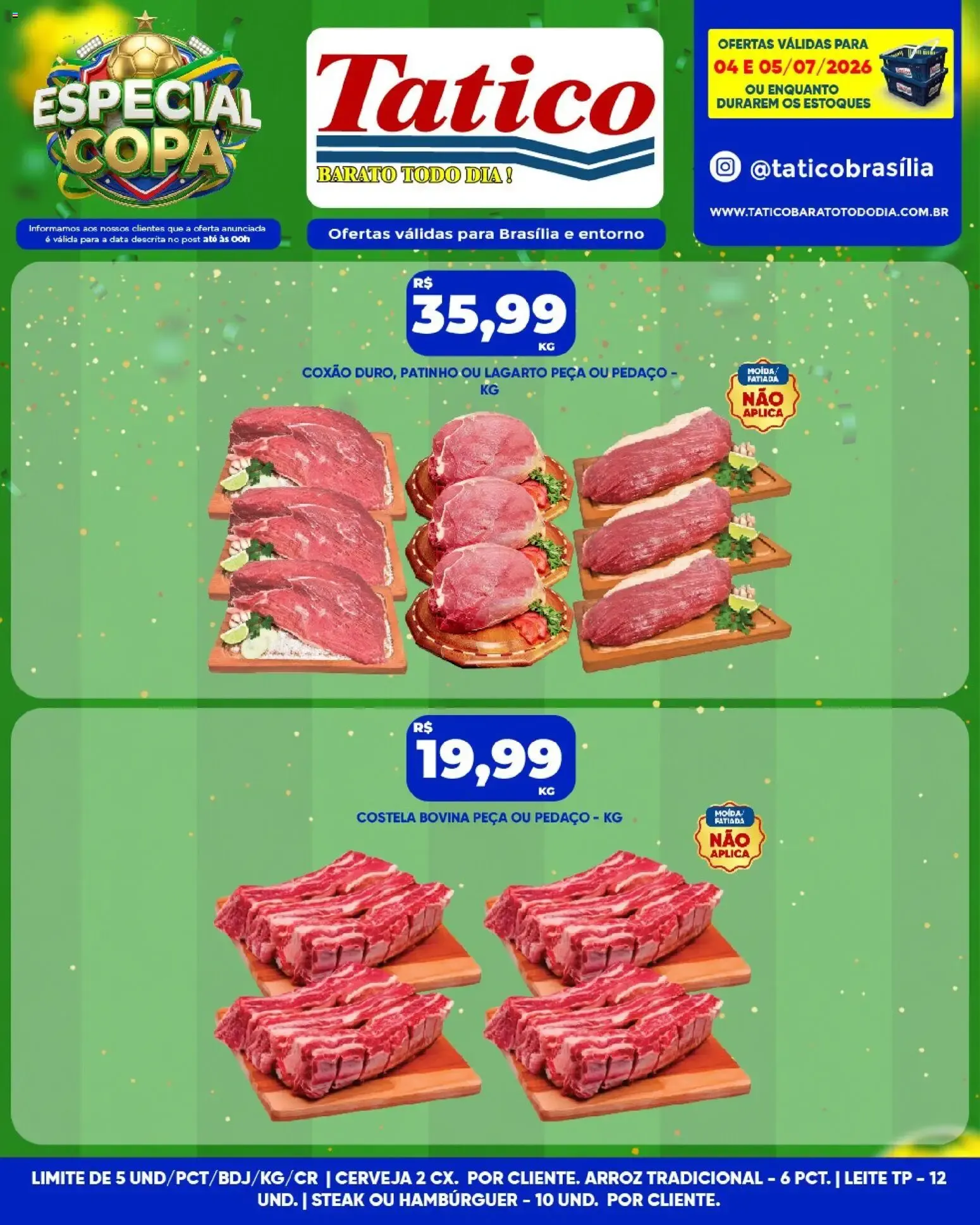 Encarte de Tatico ofertas Fim de Semana de 04/07/2026 | Promoções Online 4 de julho até 5 de julho 2026 - Pagina 12