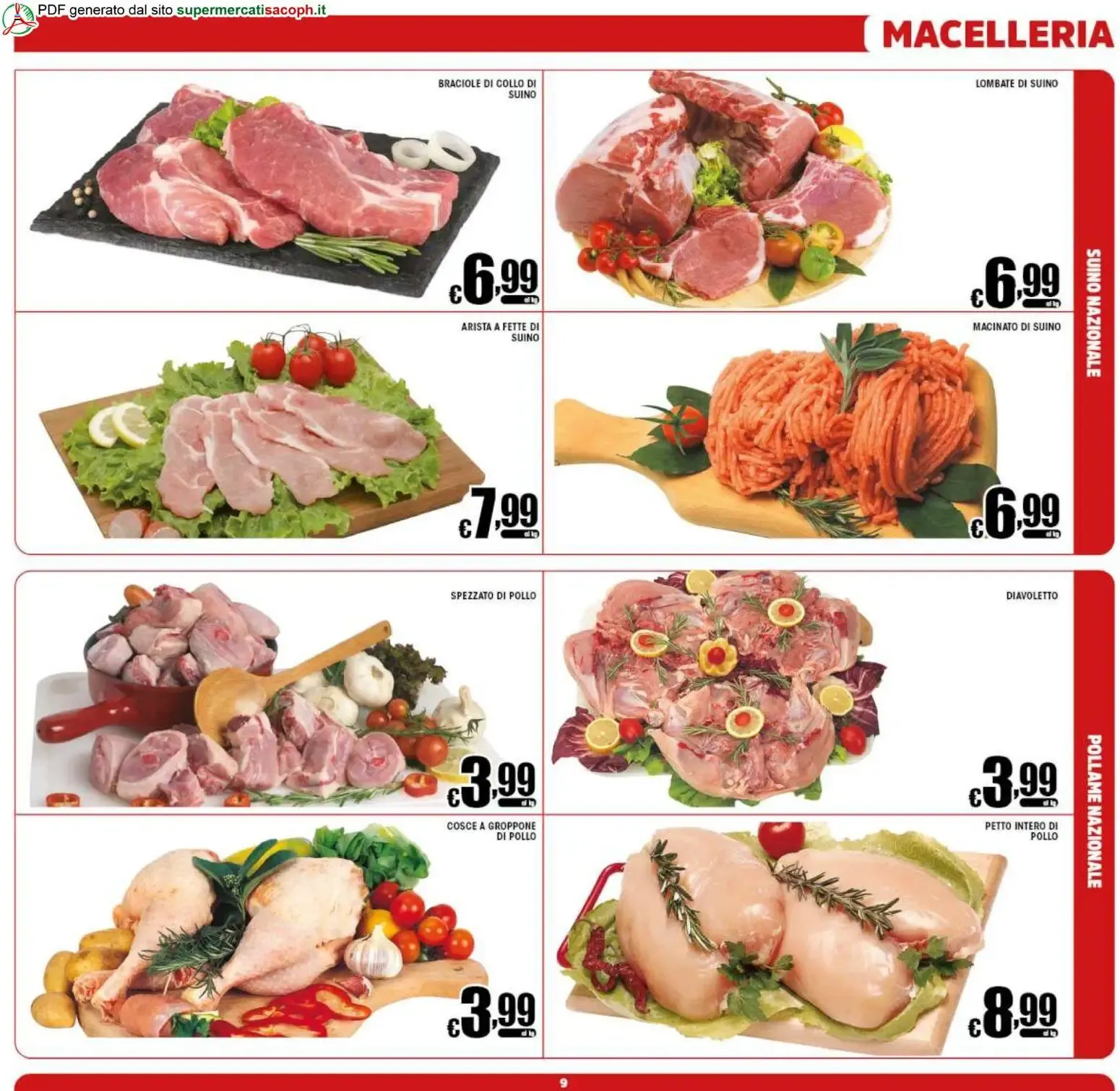 Sacoph volantino dal 12/08/2026 - online Offerte da 12 agosto a 20 agosto di 2026 - Pagina del volantino 9