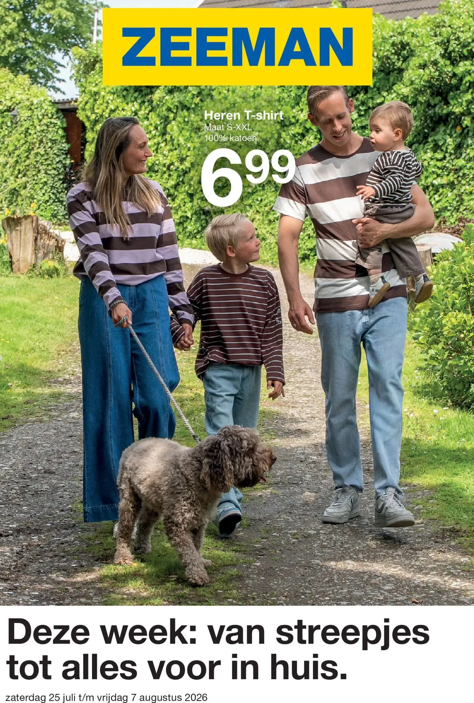 Deze week: van streepjes tot alles voor in huis. van 25 juli tot 7 augustus 2026 - Folder pagina 1