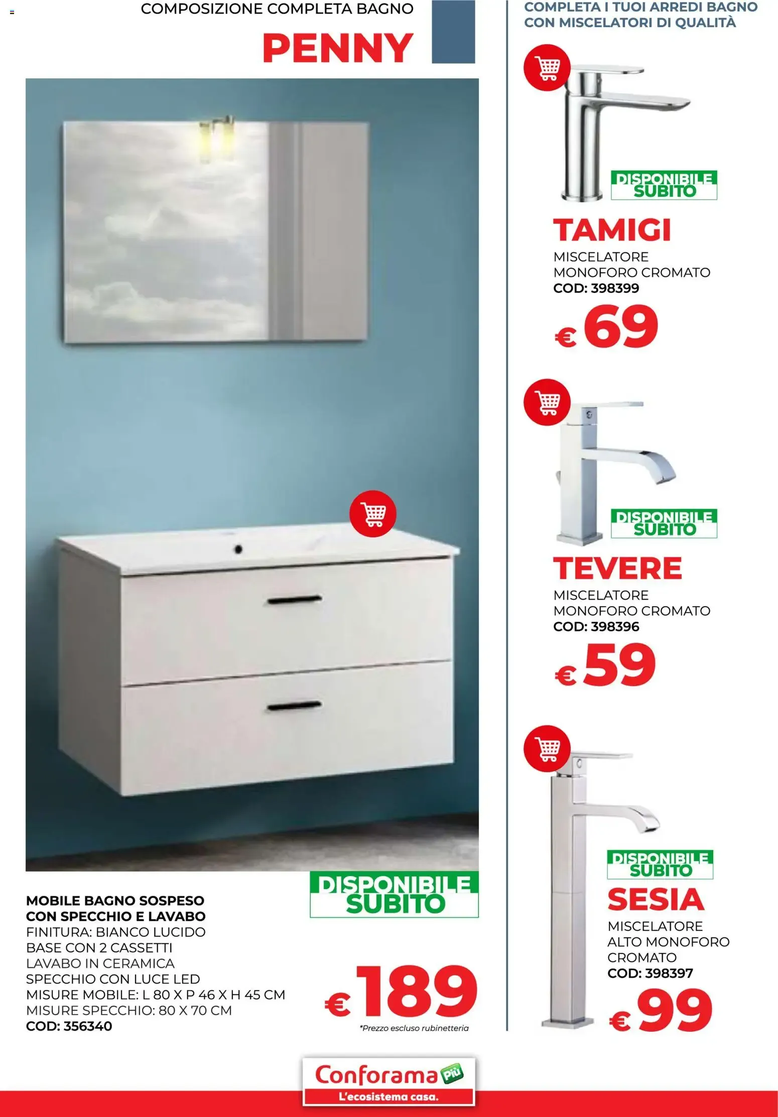 Collezione Arredo Bagno da 30 gennaio a 30 settembre di 2026 - Pagina del volantino 13
