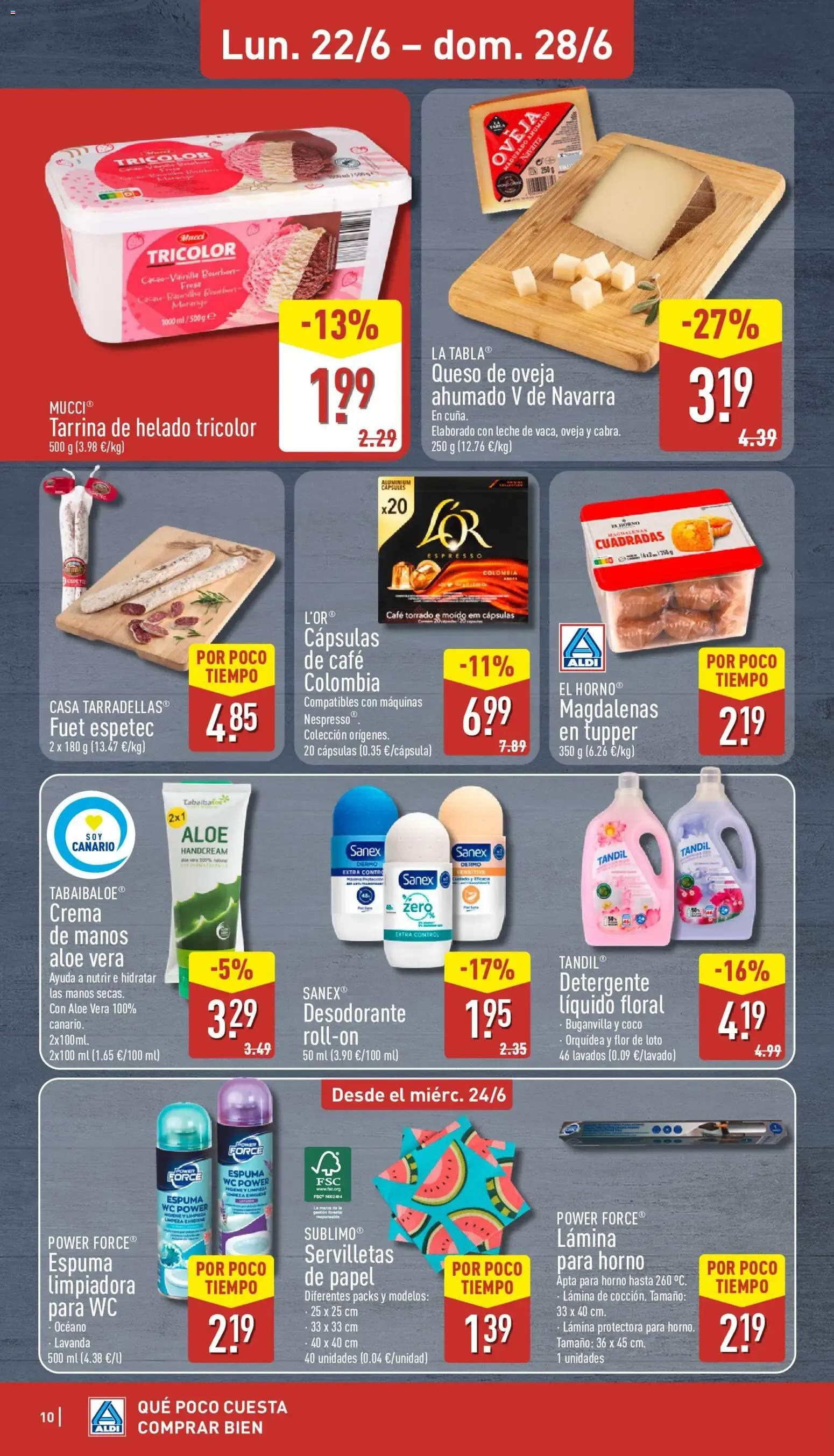 Catálogo de Aldi folleto Canarias del 22/06/2026 | Catálogo 22 de junio al 28 de junio 2026 - Página 10
