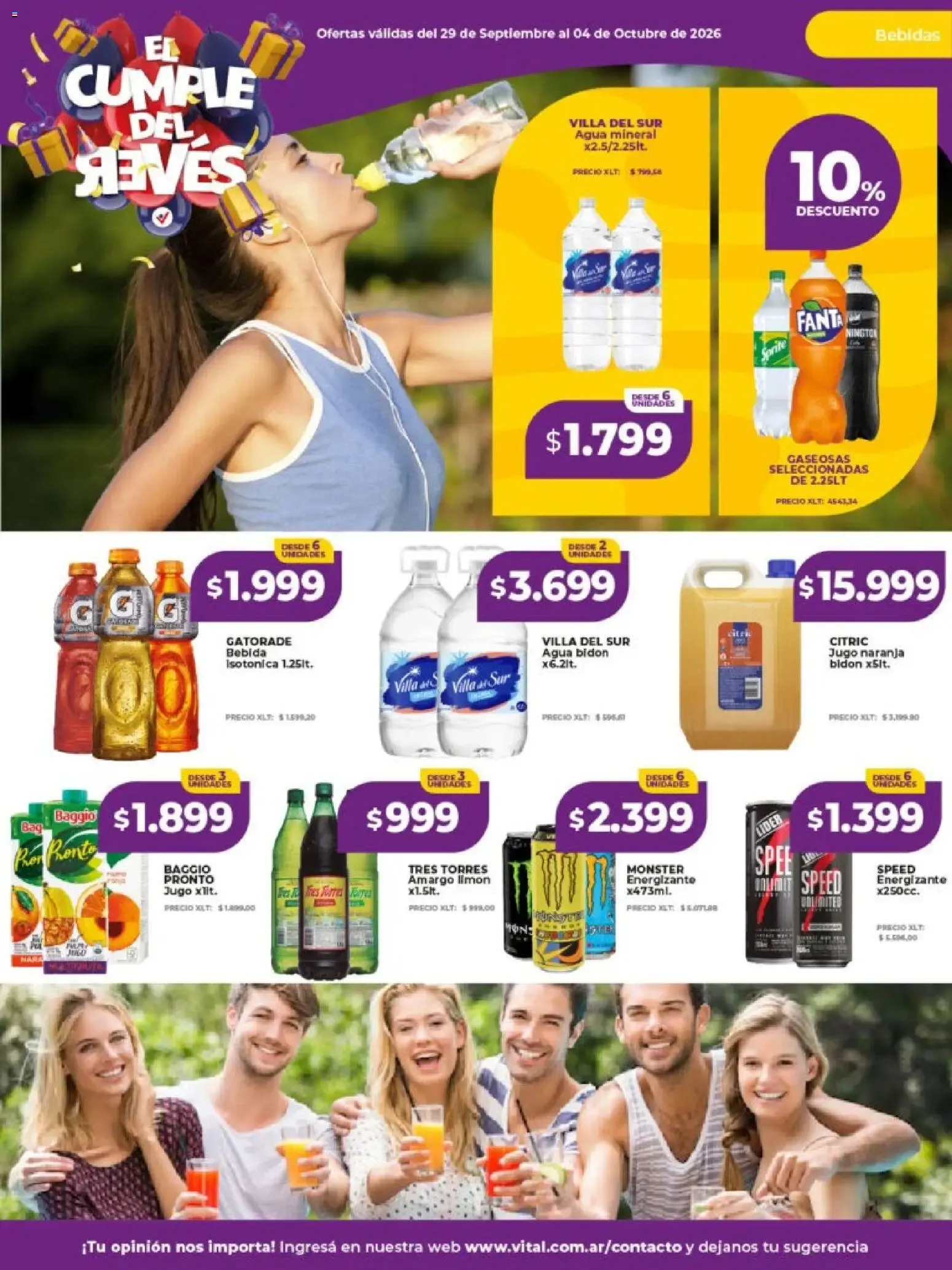 Ofertas de Vital - El Cumple del Revés 29 de septiembre al 4 de octubre 2026 - Página 16 del catálogo