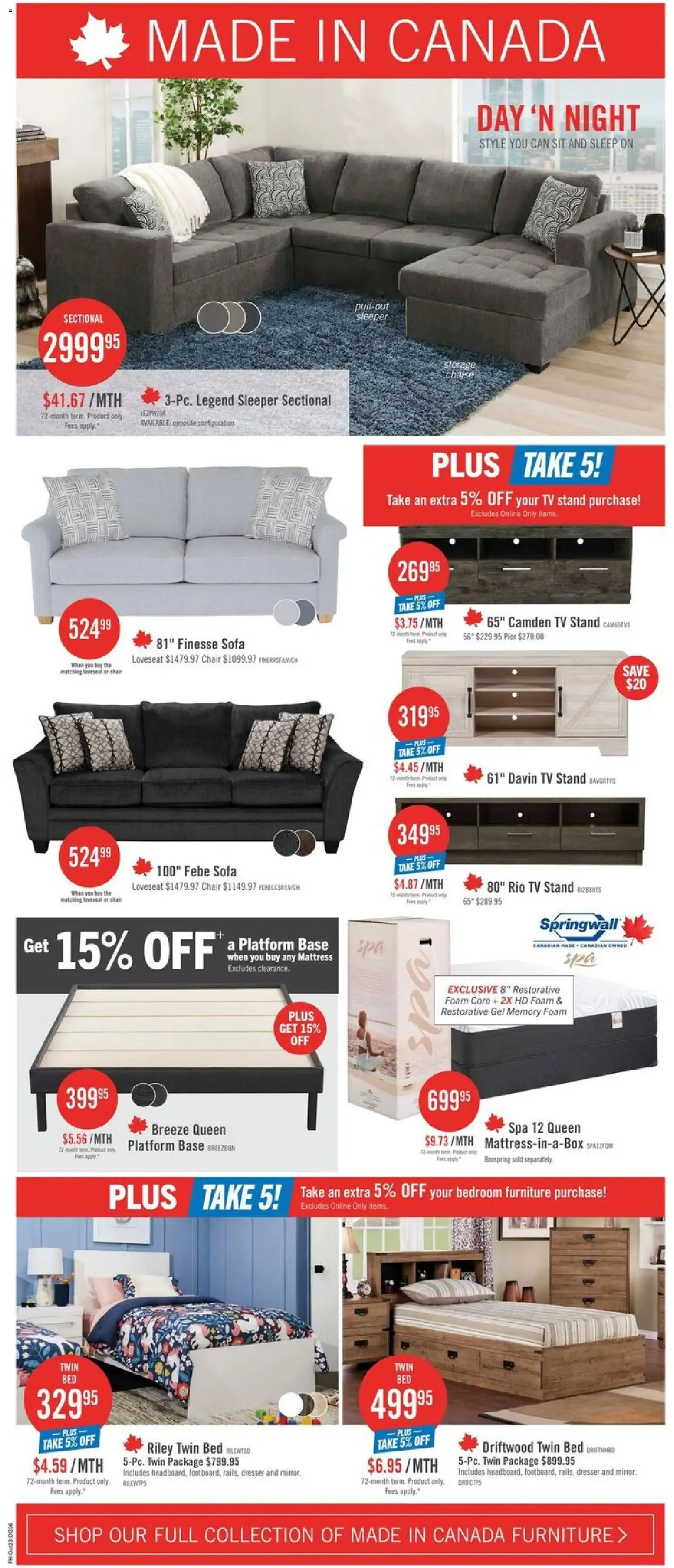 The Brick weekly flyer / circulaire from Oct 22, 2026 > weekly specials & deals from October 22 to October 26 2026 - flyer page 5
