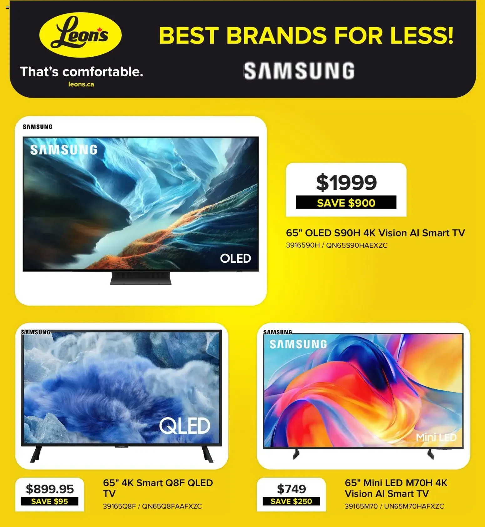 Leon's - BBFL eletronics from Sep 3, 2026 > weekly specials & deals from September 3 to September 9 2026 - flyer page 1