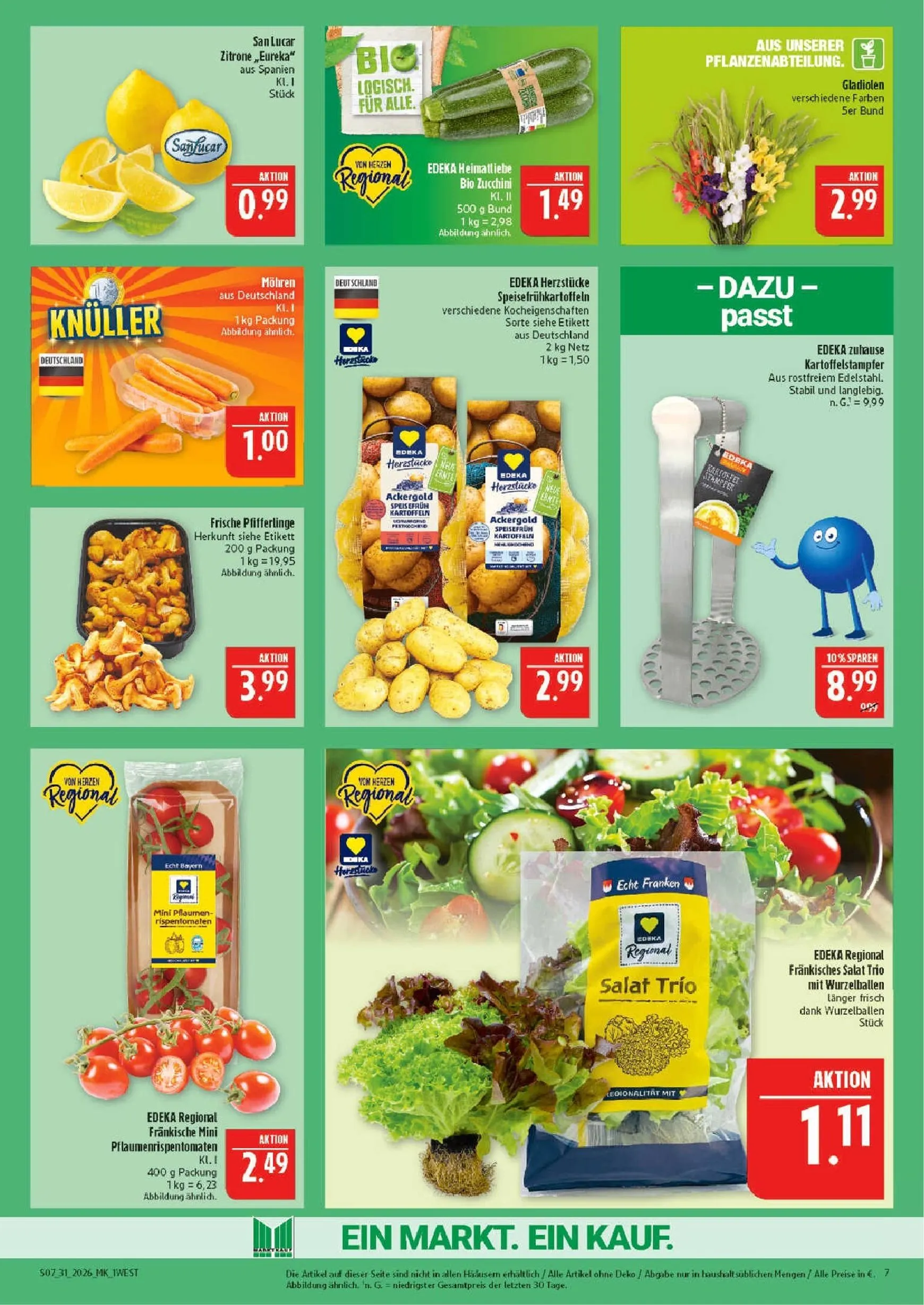 Marktkauf Prospekt nächste Woche – von Montag 27.07.2026 bis Samstag 01.08.2026 von 27. Juli bis 1. August 2026 - Prospekt seite 7