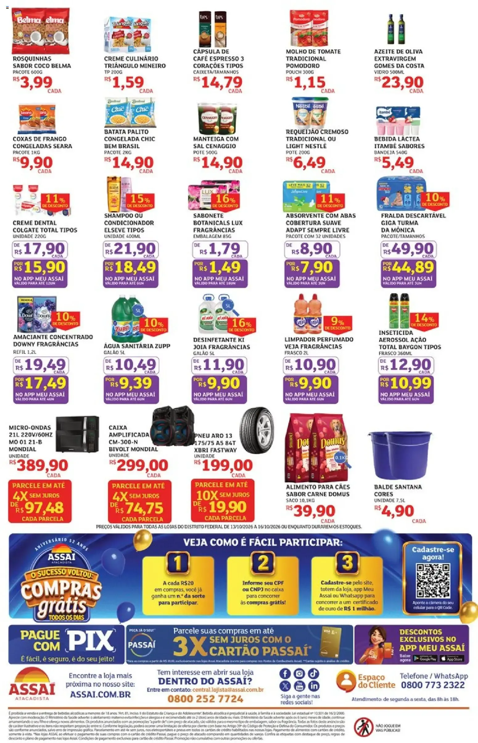 Encarte de Assaí Atacadista ofertas - DF de 13/10/2026 | Promoções Online 13 de outubro até 16 de outubro 2026 - Pagina 2