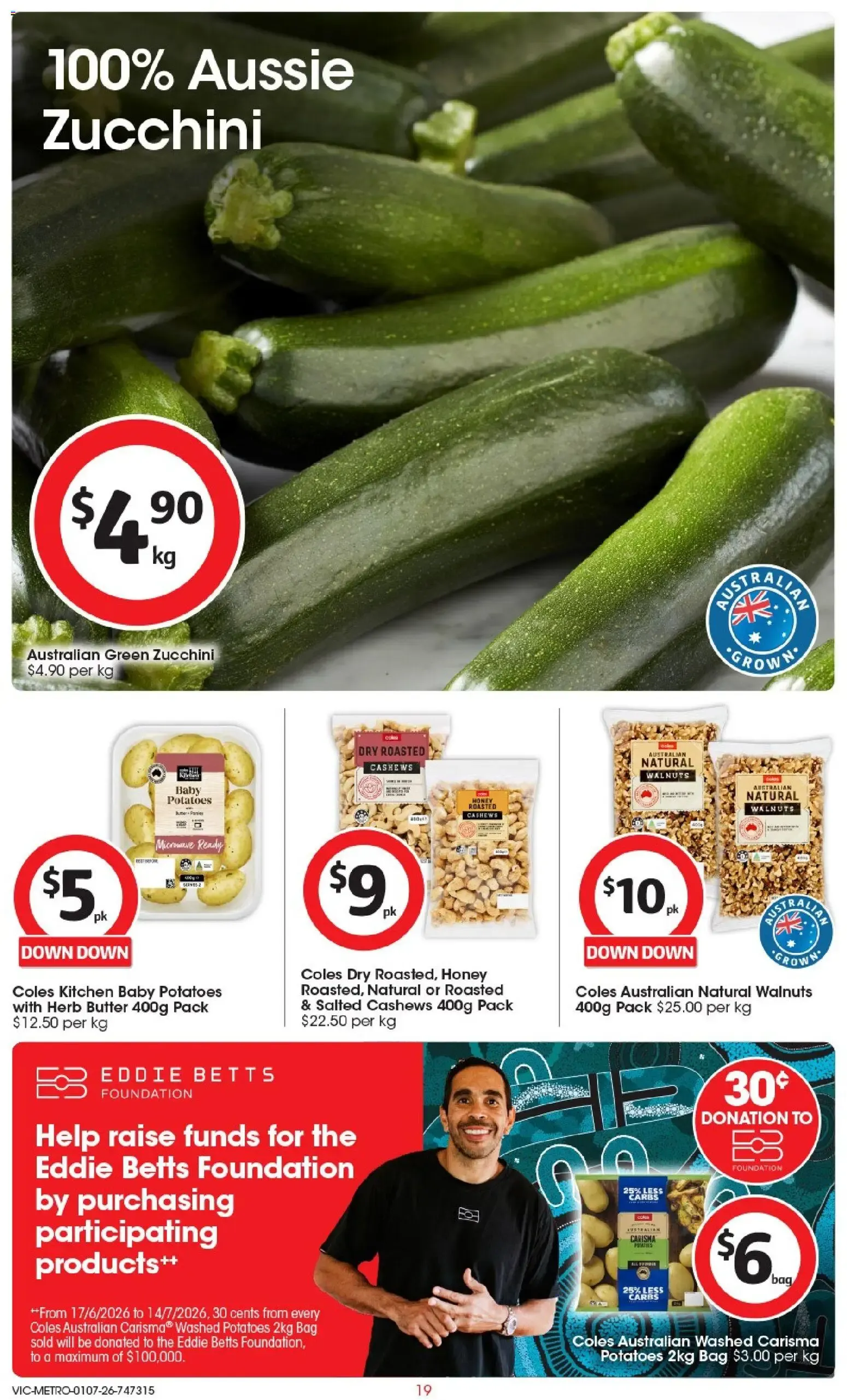 Coles: What's for dinner? A taste of Italy - Half Price Deals - Catalogue valid from 1 July to 7 July 2026 - page 19