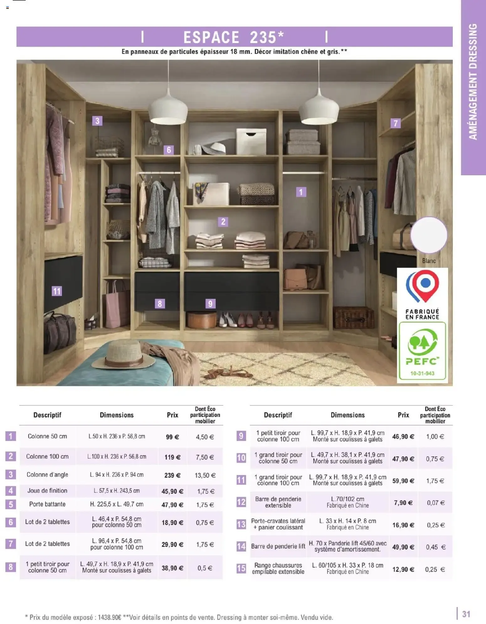 Brico E.Leclerc - Guide aménagement intérieur à partir du 06/01/2026 - promo en ligne du 6 janvier au 7 février 2026 - Catalogue page 31