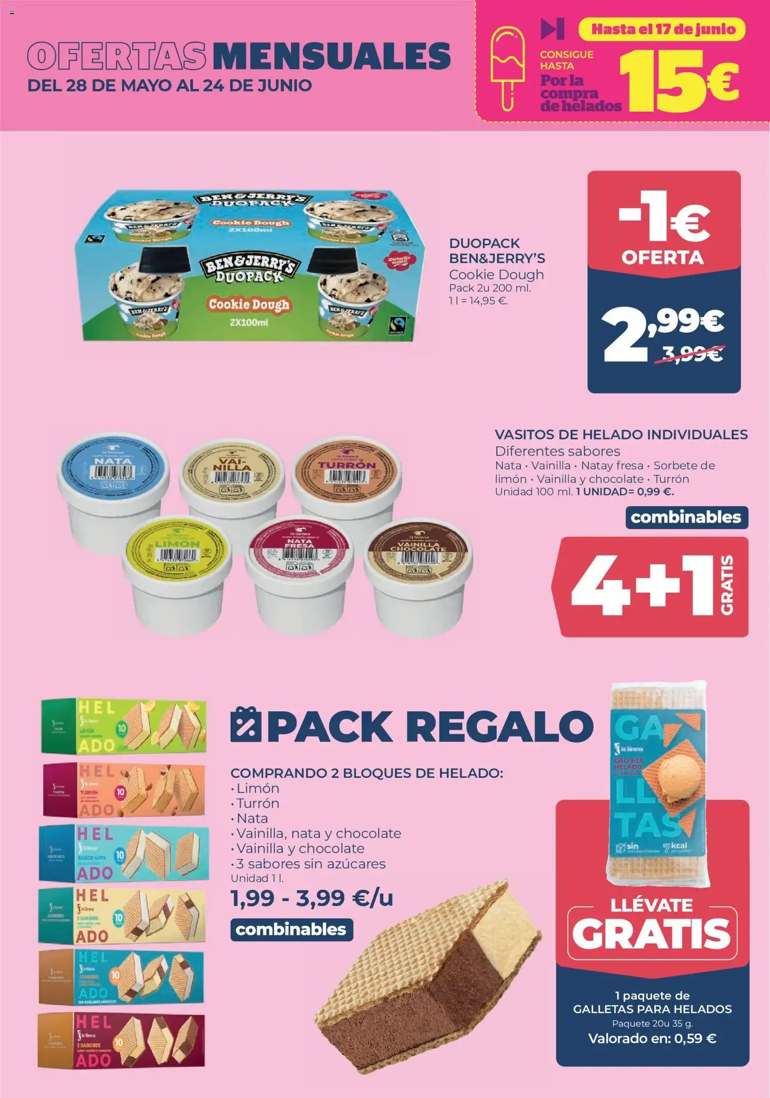 Catálogo de La Sirena: Un Verano Lleno de Hits - Ofertas en Helados y Sorbetes 11 de junio al 24 de junio 2026 - Página 11