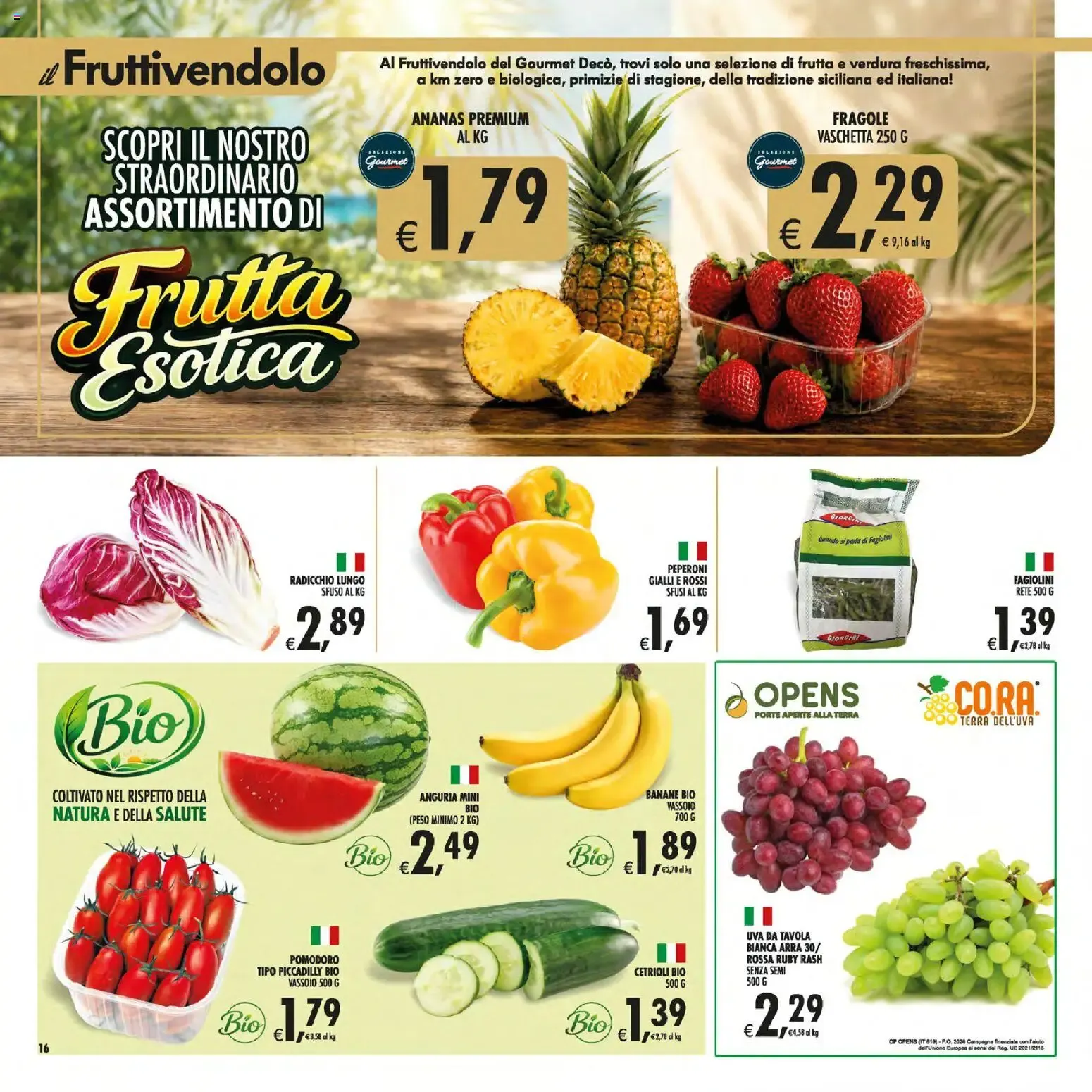 Nuovo Decò volantino Gourmet Sicilia dal 21/07/2026 > offerte anteprima 🛍️ da 21 luglio a 30 luglio di 2026 - Pagina del volantino 16
