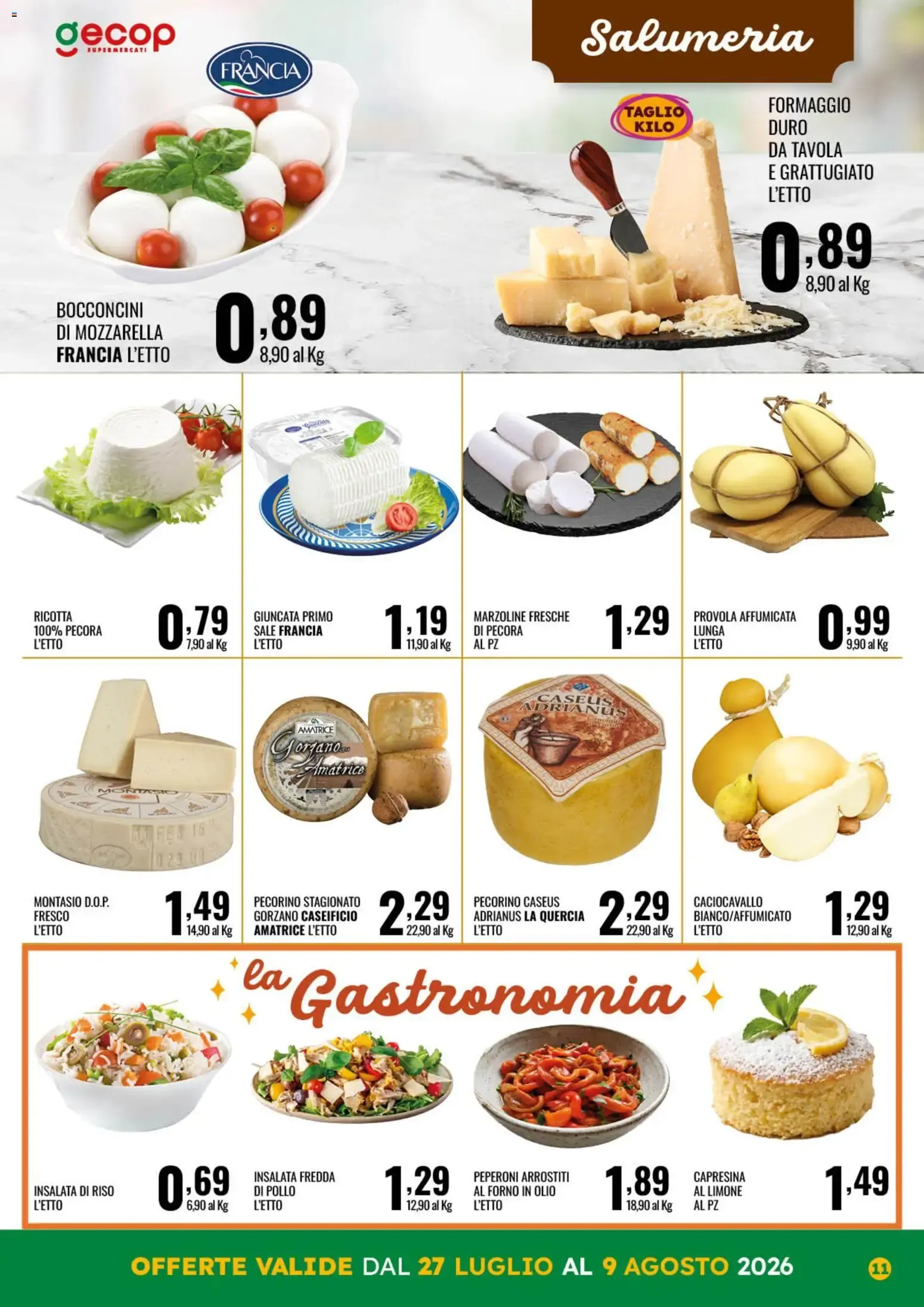 Nuovo GECOP volantino dal 27/07/2026 > offerte anteprima 🛍️ da 27 luglio a 9 agosto di 2026 - Pagina del volantino 11