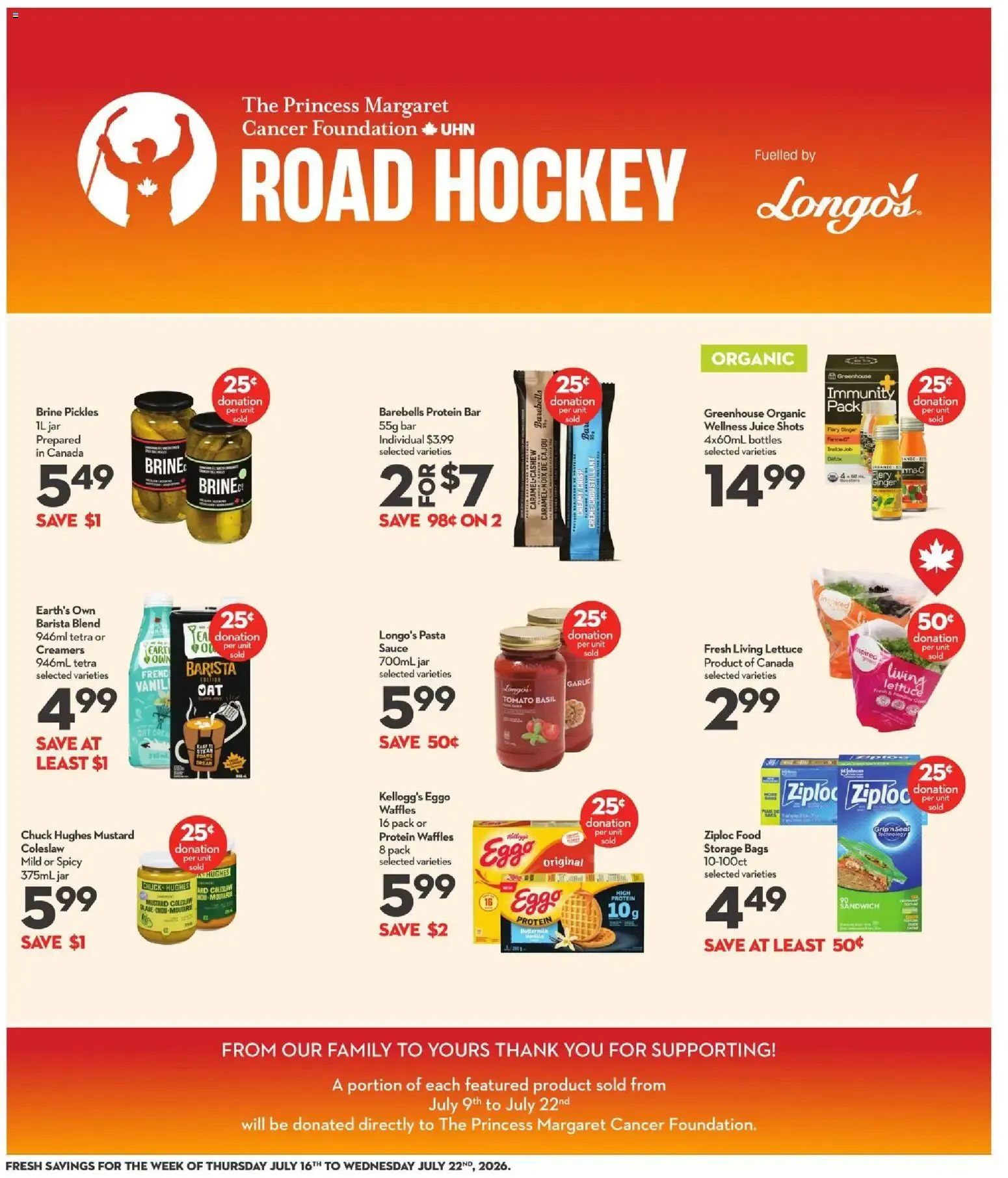Longo's weekly flyer / circulaire from Jul 16, 2026 > weekly specials & deals from July 16 to July 22 2026 - flyer page 10