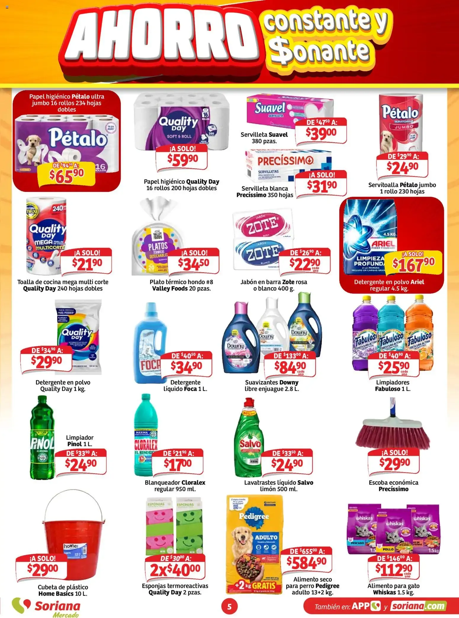 Catálogo de SORIANA ofertas hoy de 06/08/2026 - Folleto Agosto 6 de agosto al 12 de agosto 2026 - Pagina 5