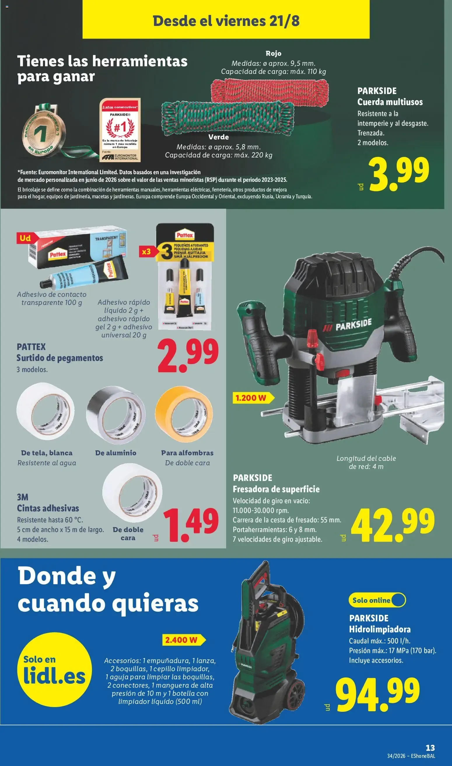 Catálogo de Lidl folleto de bazar del 17/08/2026 | Ofertas 17 de agosto al 23 de agosto 2026 - Página 27