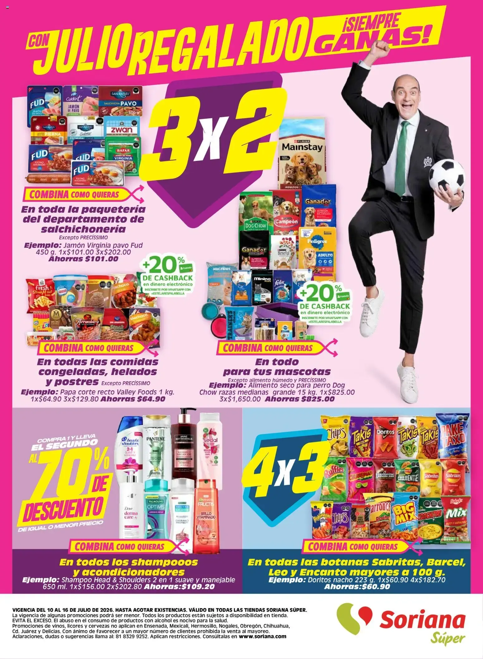 Catálogo de SORIANA ofertas hoy de 10/07/2026 - Folleto Julio 10 de julio al 16 de julio 2026 - Pagina 8