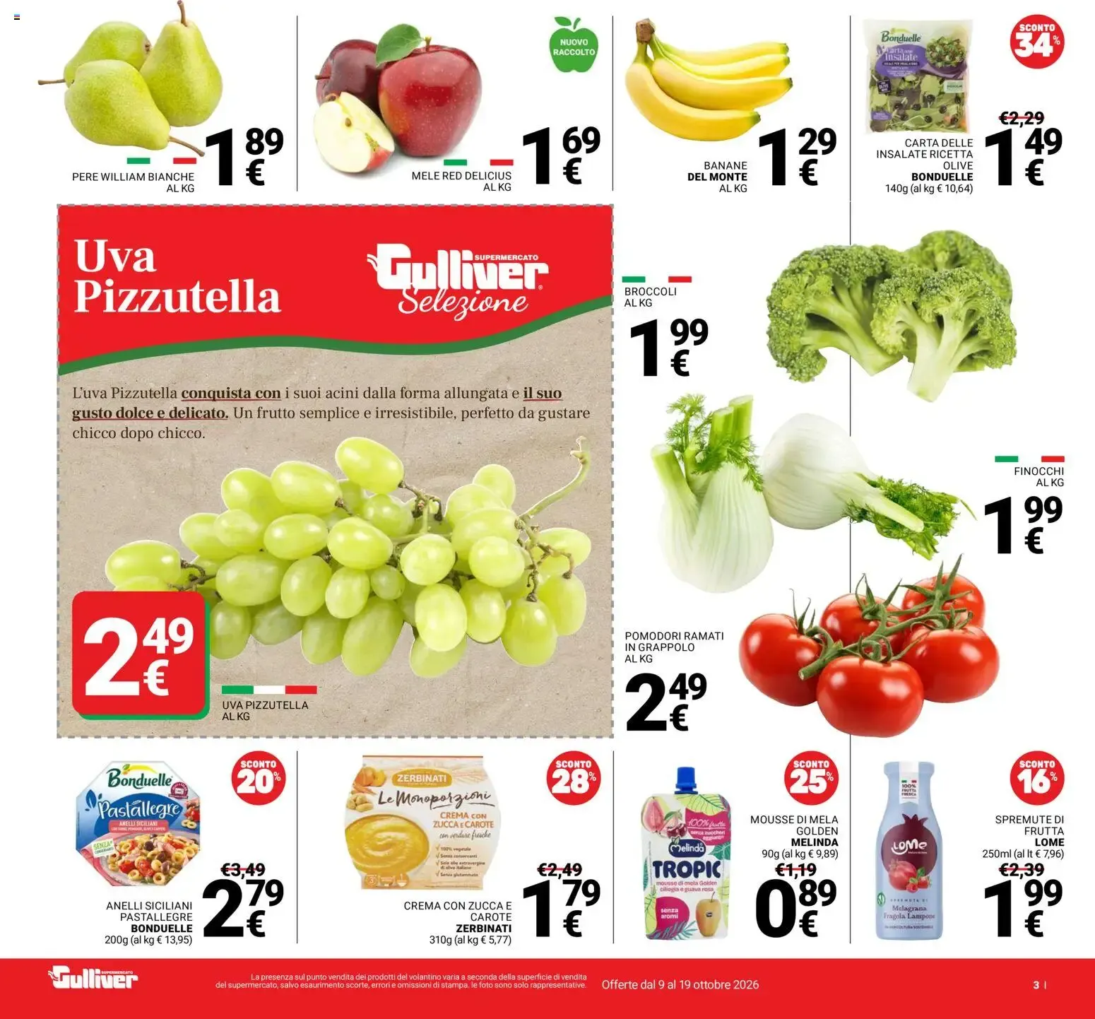 Nuovo Gulliver volantino dal 09/10/2026 > offerte anteprima 🛍️ da 9 ottobre a 19 ottobre di 2026 - Pagina del volantino 3