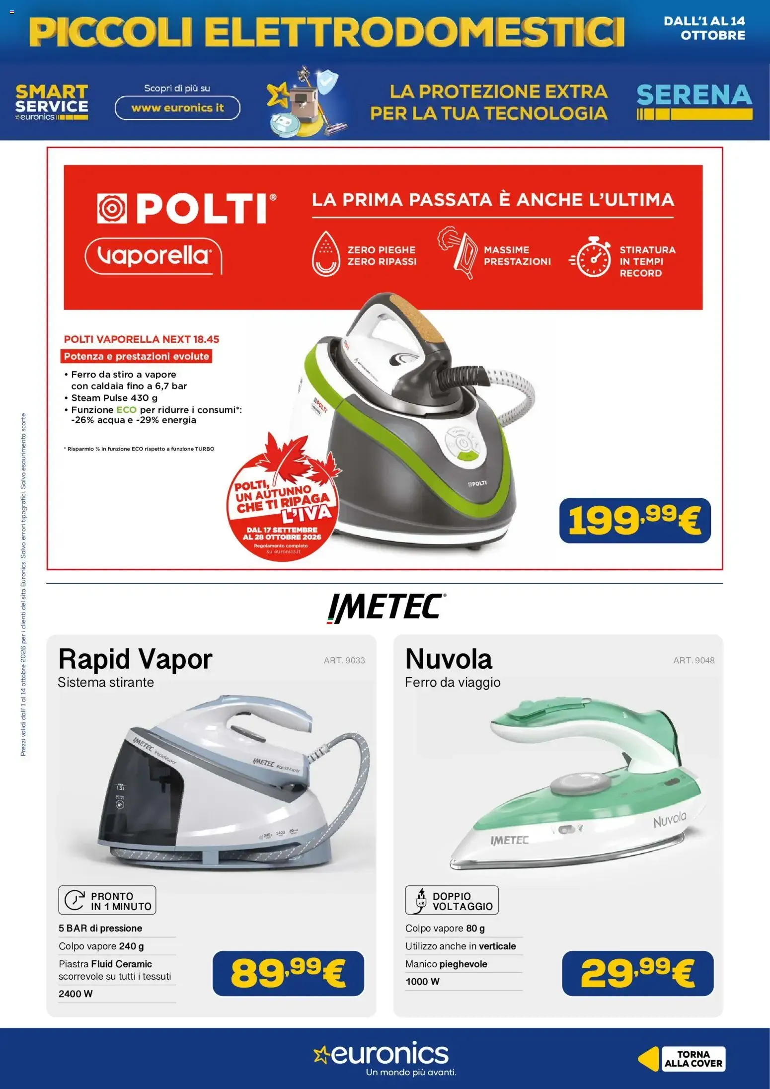 Nuovo Euronics volantino Piccoli Elettrodomestici dal 01/10/2026 > offerte anteprima 🛍️ da 1 ottobre a 14 ottobre di 2026 - Pagina del volantino 17