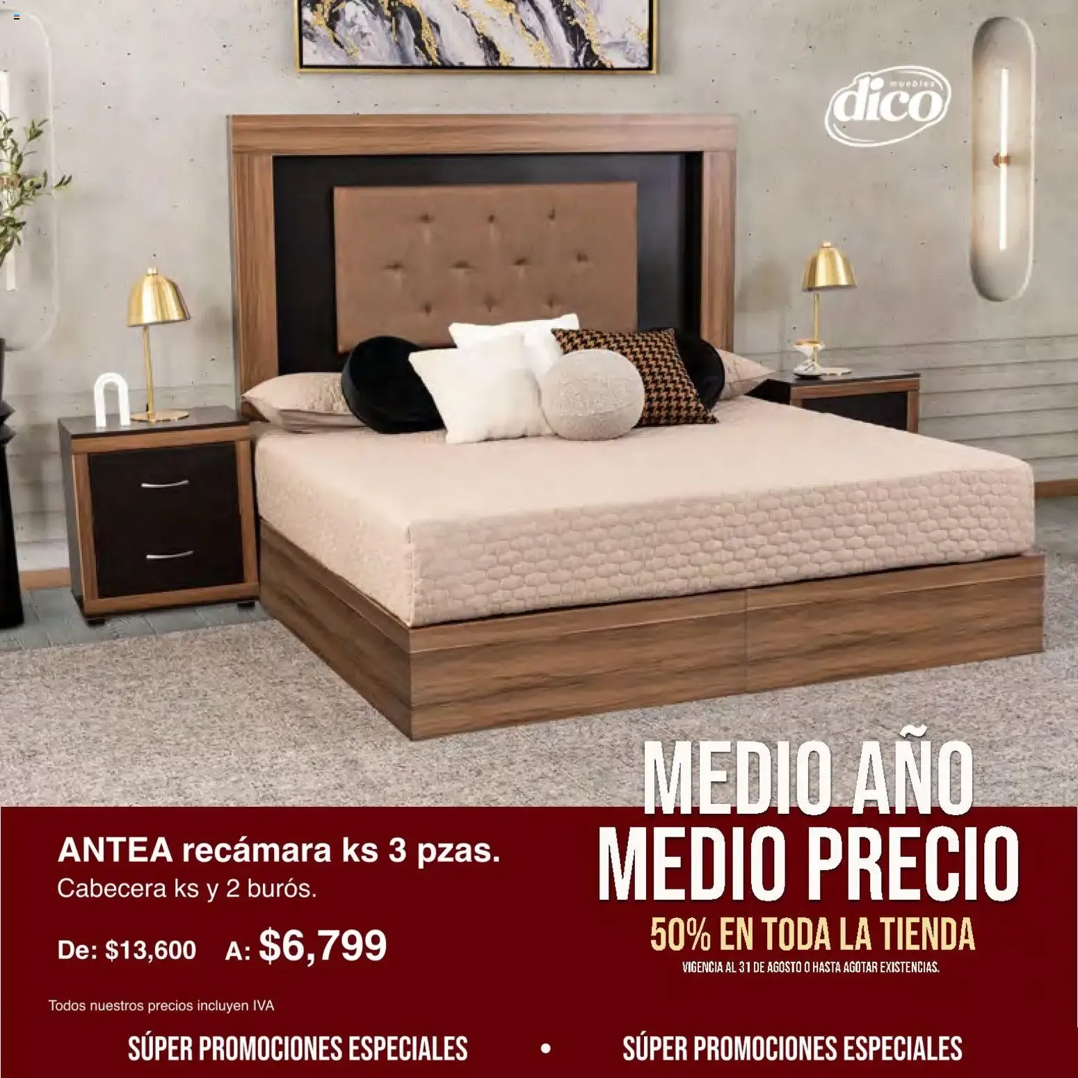 Catálogo de Muebles Dico catálogo Medio año, medio precio (01/08/2026 - 31/08/2026) - catálogo en línea 1 de agosto al 31 de agosto 2026 - Pagina 9