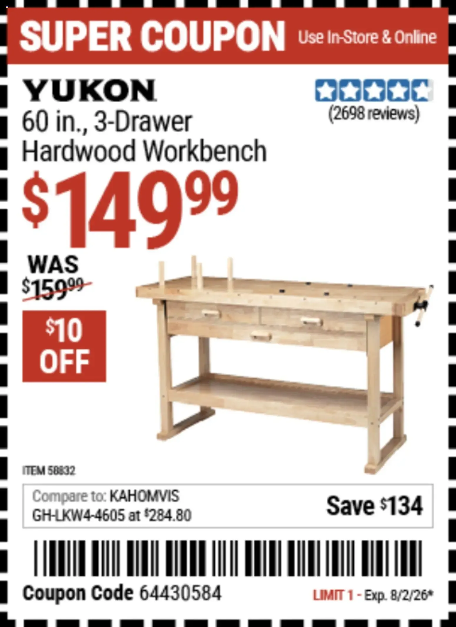 Weekly ad Harbor Freight Coupon Deals from July 20 to August 2 2026 - Page 15