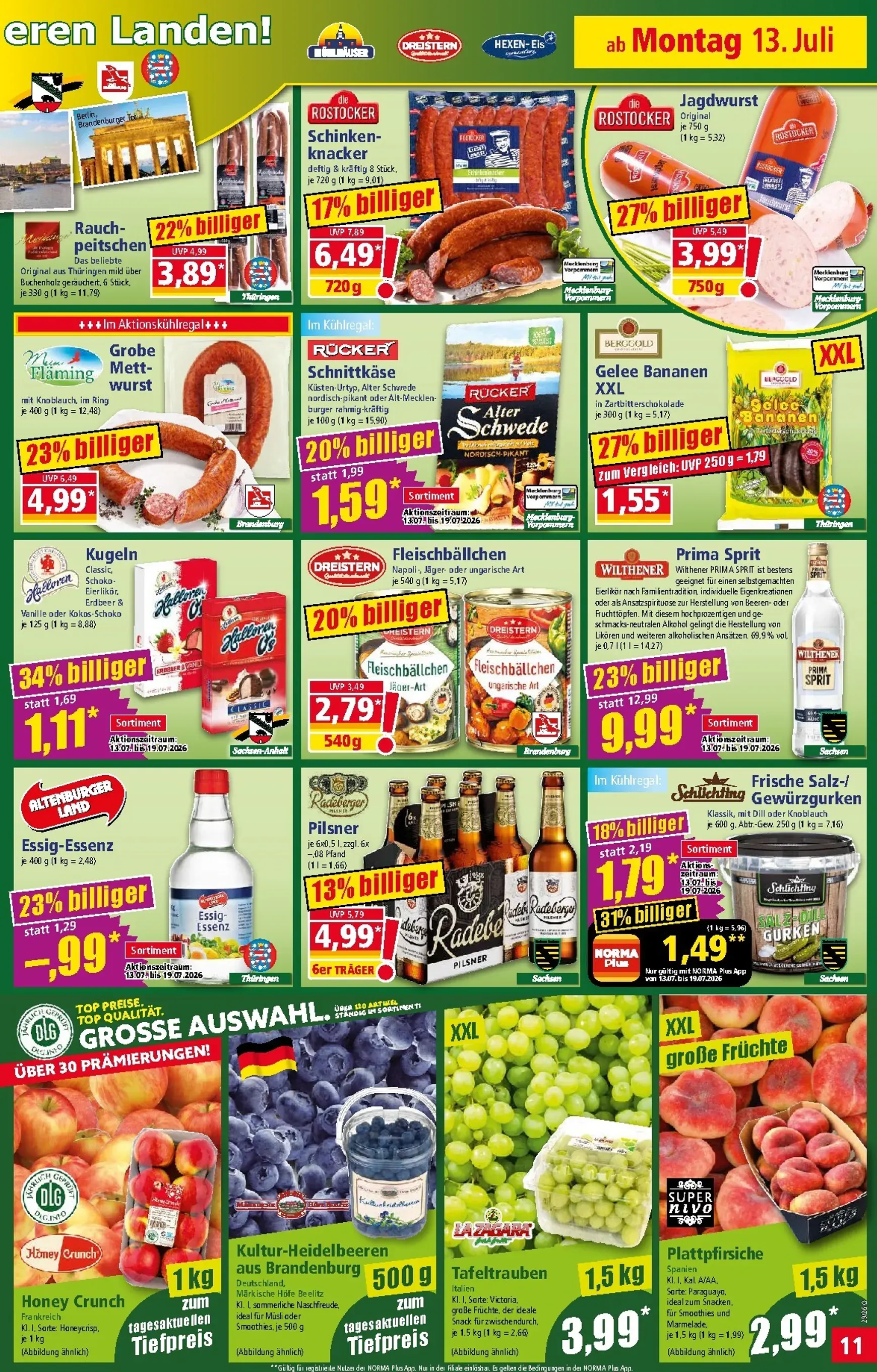 Norma Prospekt – von Montag 13.07.2026 bis Samstag 18.07.2026 von 13. Juli bis 18. Juli 2026 - Prospekt seite 11