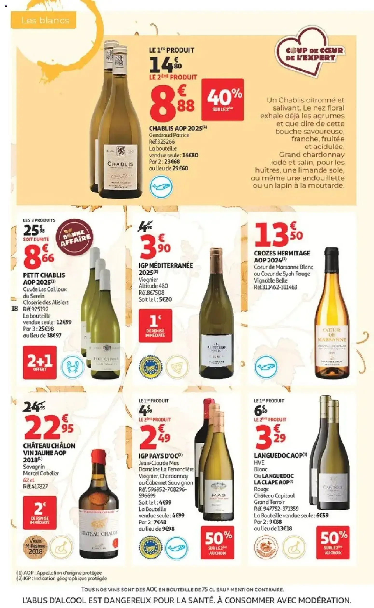 Auchan - Foire aux vins à partir du 25/09/2026 - promo en ligne du 25 septembre au 10 octobre 2026 - Catalogue page 18