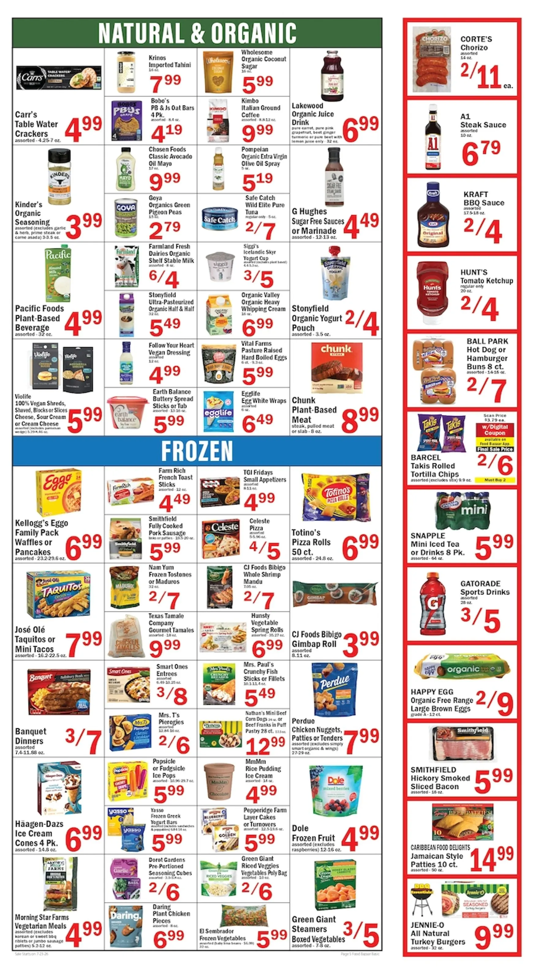 Weekly ad Current Food Bazaar leaflet valid from Thursday 07/23/2026 to Wednesday 07/29/2026 from July 23 to July 29 2026 - Page 5