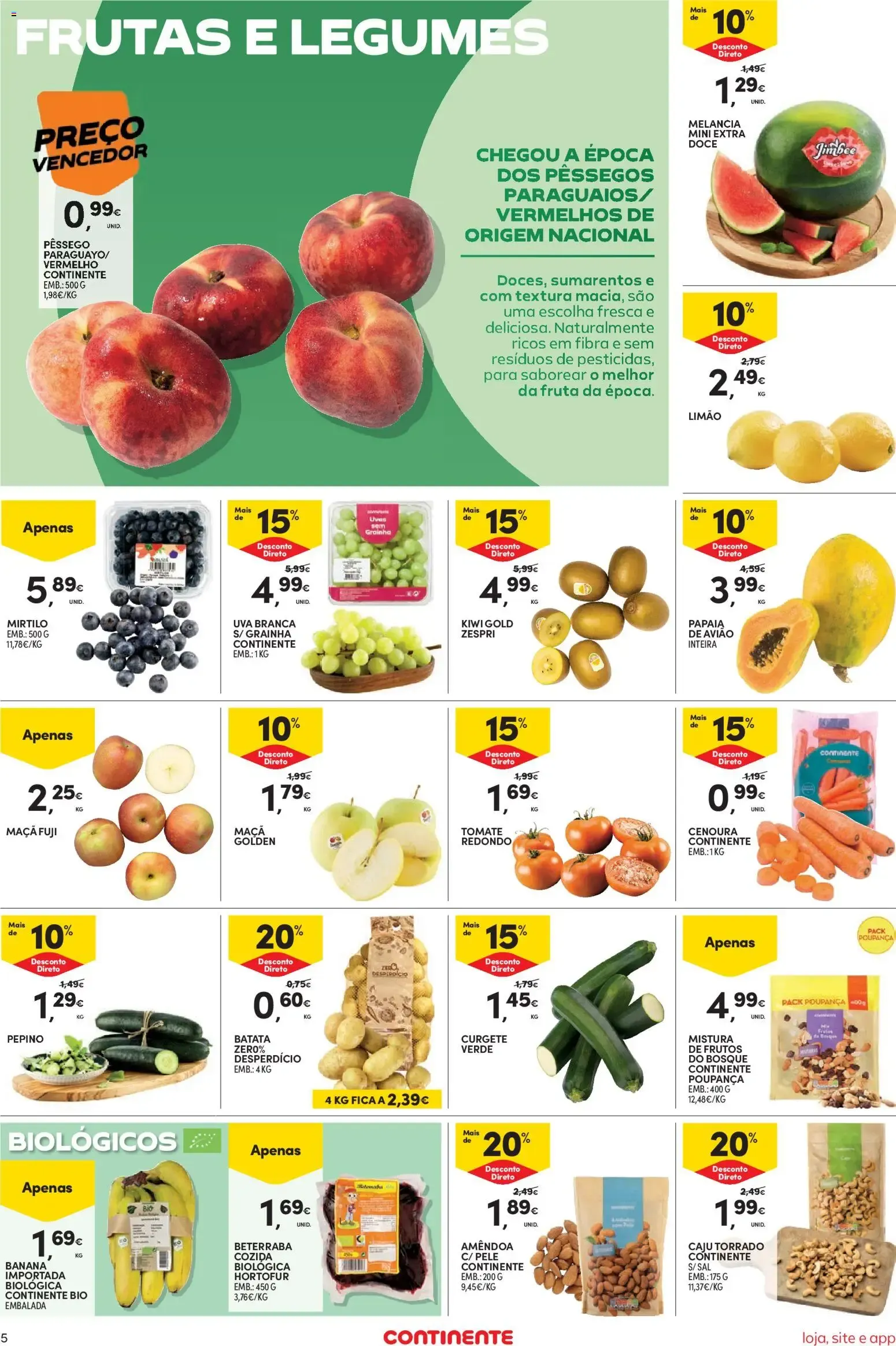 Folheto Promoções e Preços Válidos Continente de 21 de julho até 27 de julho 2026 - Pagina 5