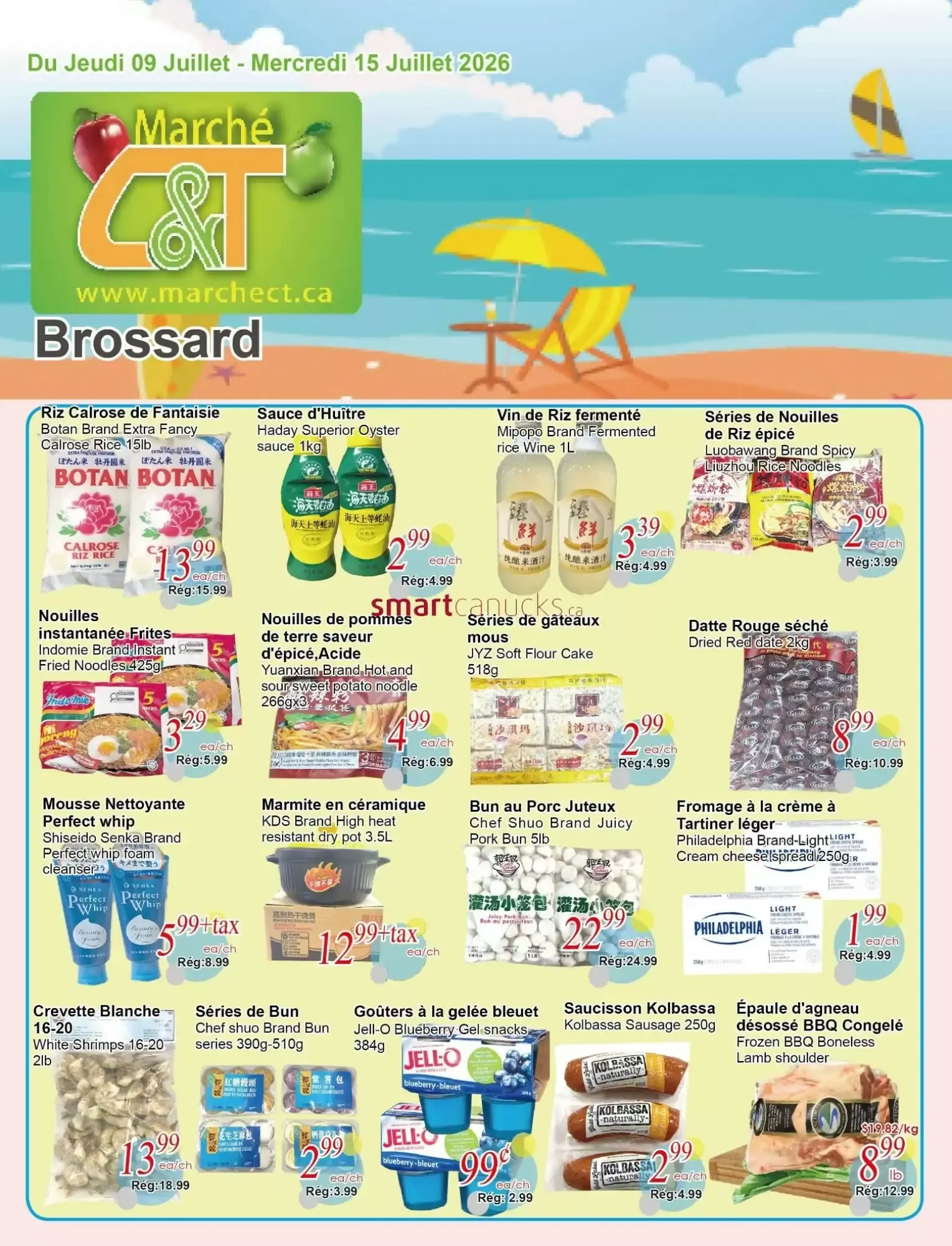 Marché C&T Brossard from July 9 to July 15 2026 - flyer page 1