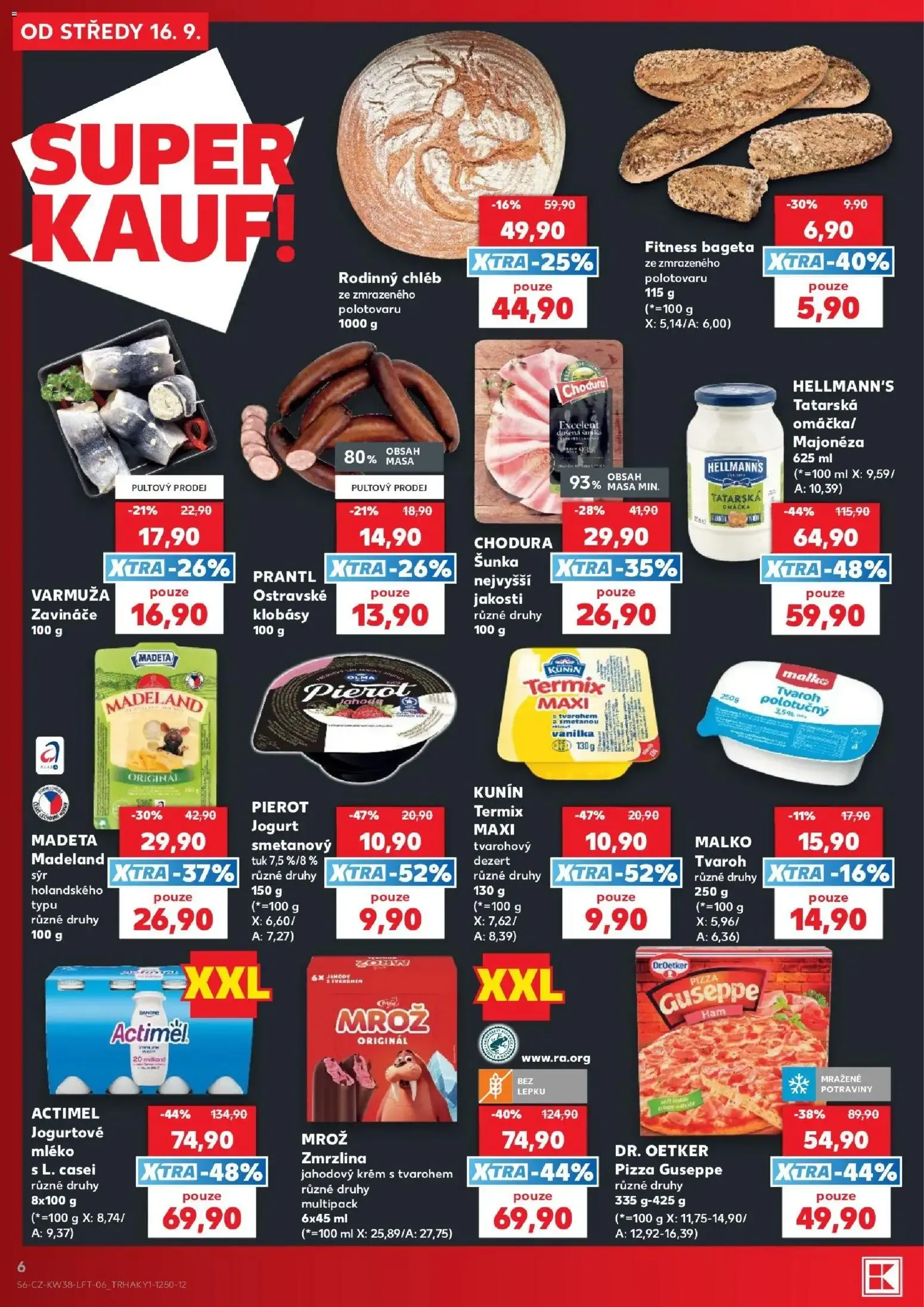 Kaufland Leták: XTRA 2x více bodů za středeční nákup - 16. září 22. září 2026 - Page 6