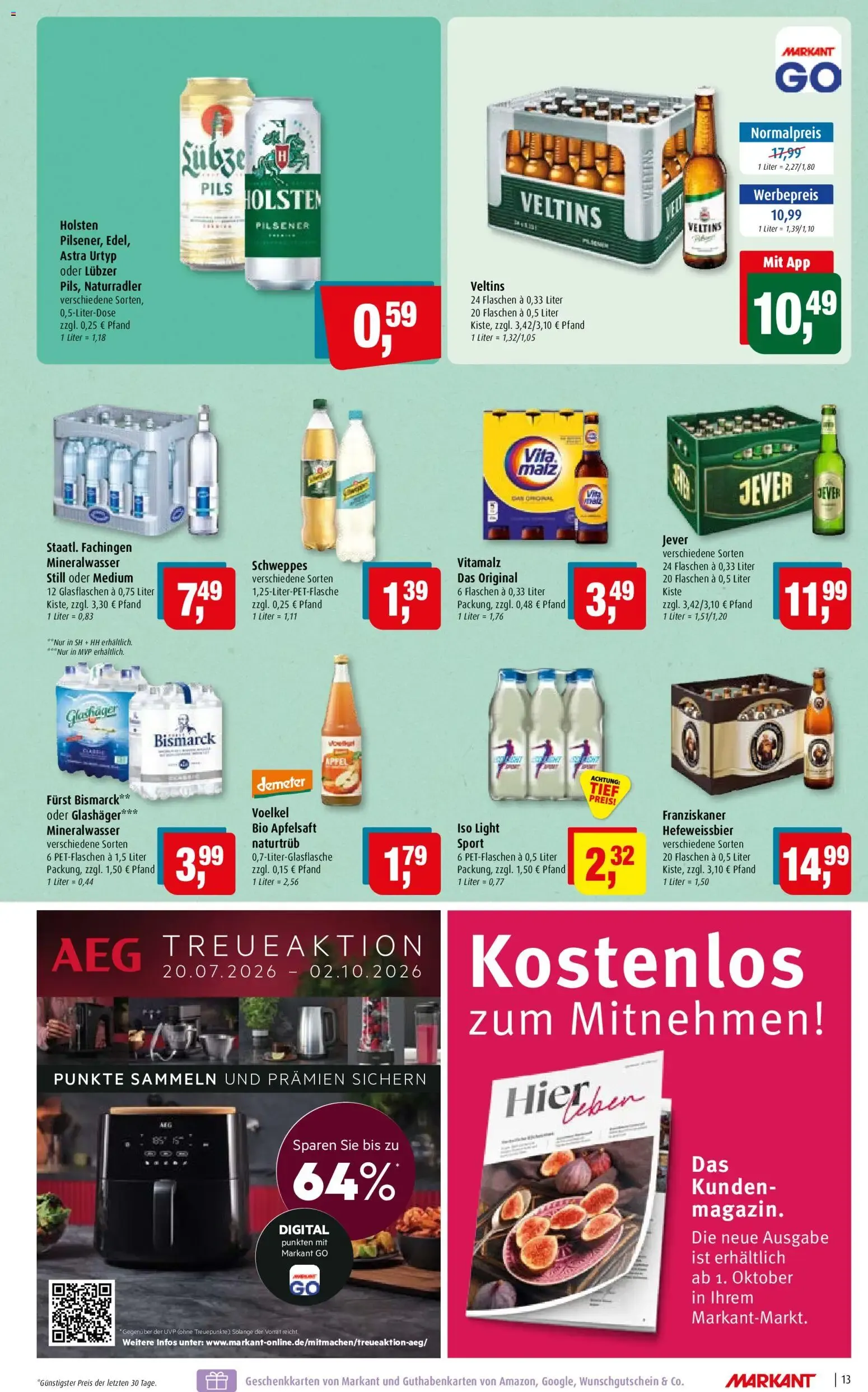 Markant Prospekt (ab 28.09.2026) zum Blättern von 28. September bis 2. Oktober 2026 - Prospekt seite 13