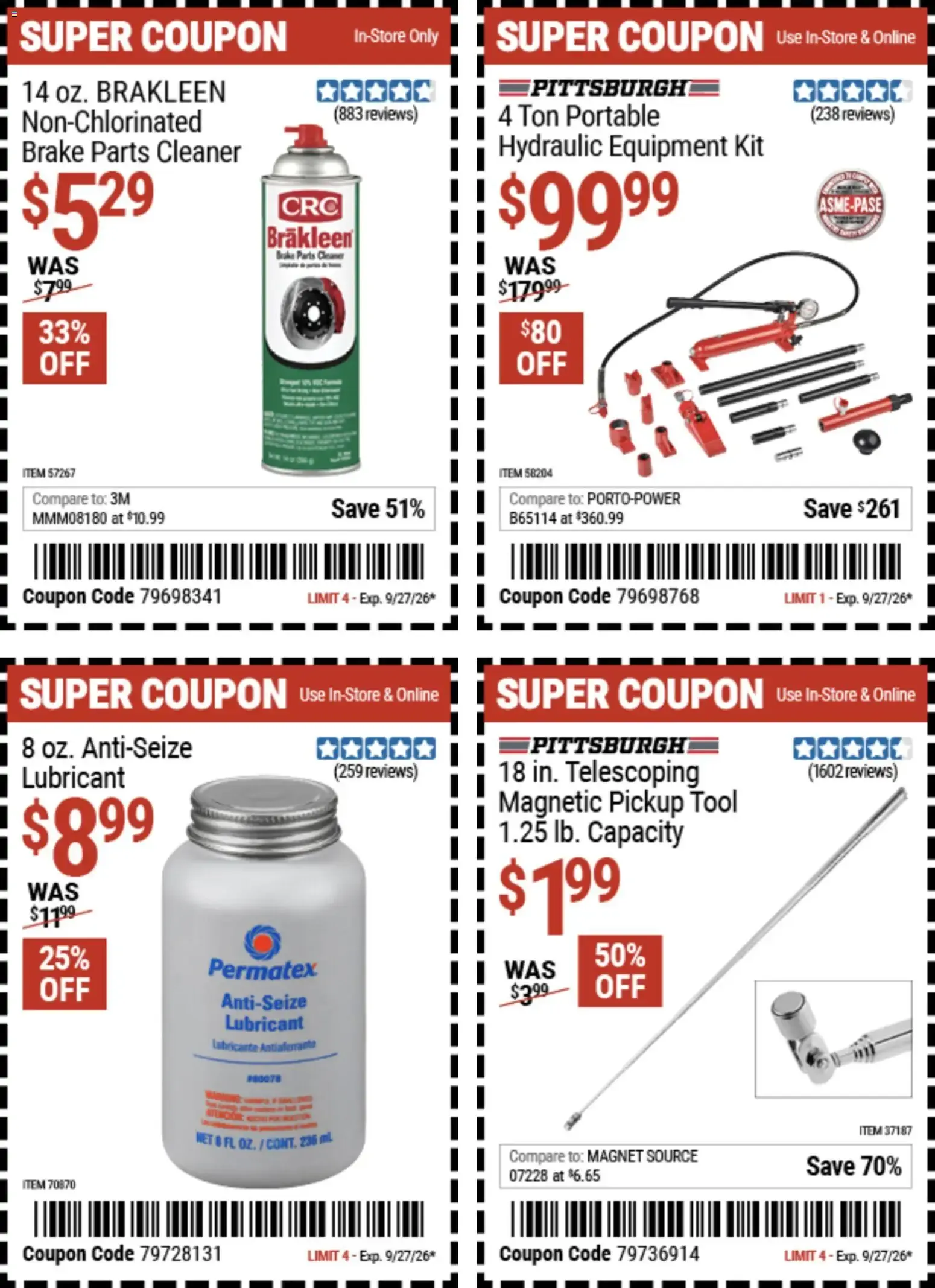 Weekly ad Harbor Freight Weekly Ad (09/14 - 09/27 2026) - Flyer from September 14 to September 27 2026 - Page 13