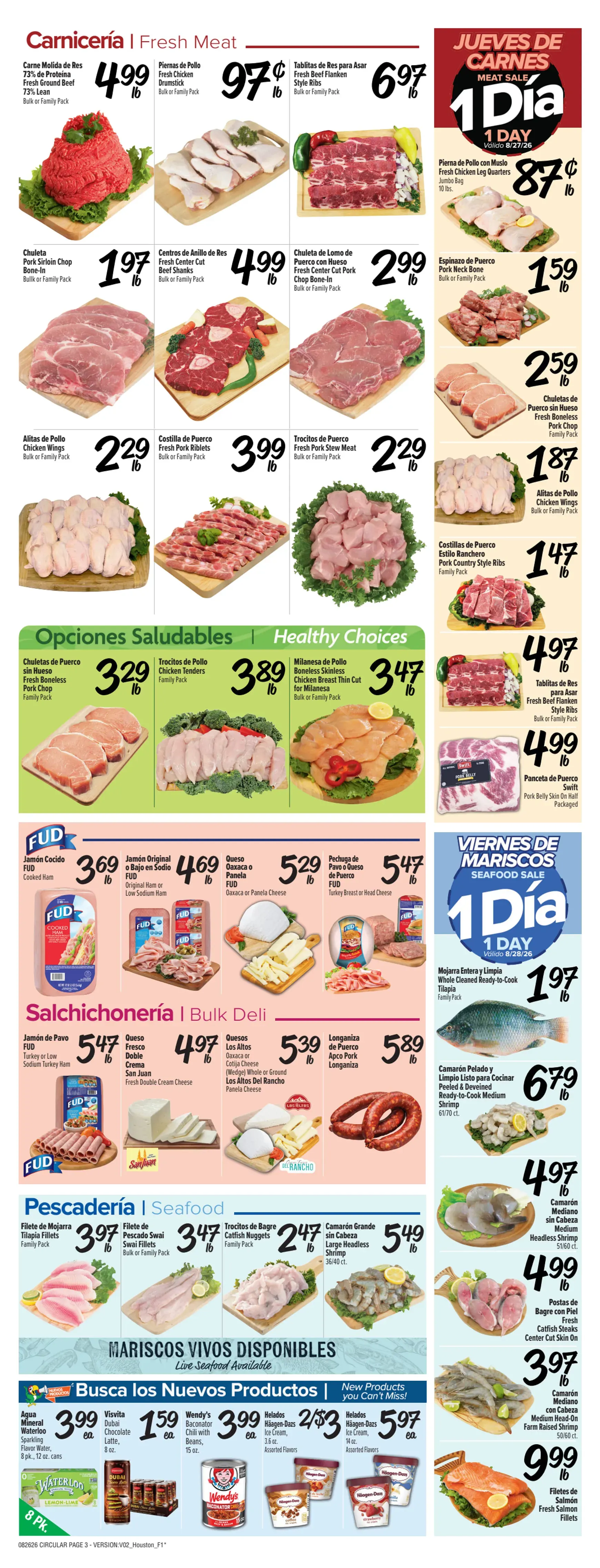 Weekly ad Current Fiesta Mart leaflet valid from Wednesday 08/26/2026 to Tuesday 09/01/2026 from August 26 to September 1 2026 - Page 3