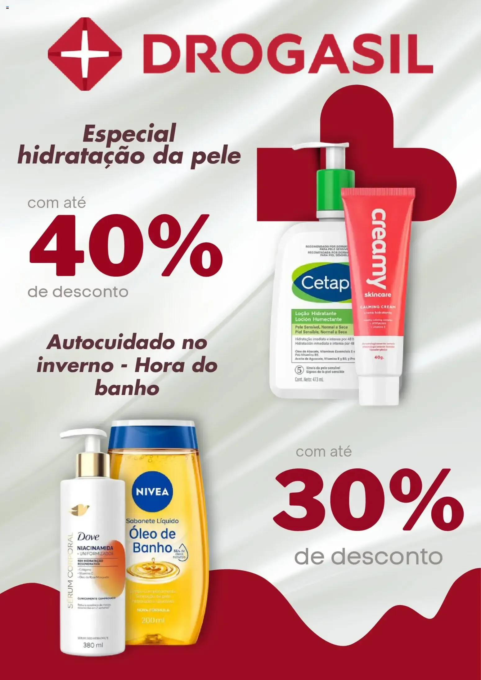 Encarte de Drogasil - Especial hidratação da pele e autocuidado no inverno 29 de junho até 5 de julho 2026 - Pagina 1