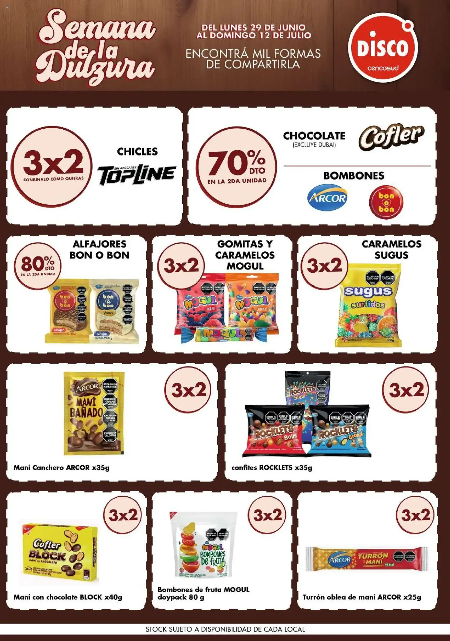 Ofertas de Disco - Folleto Semana De La Dulzura Disco del 29/06/2026 - 12/07/2026 29 de junio al 12 de julio 2026 - Página 6 del catálogo