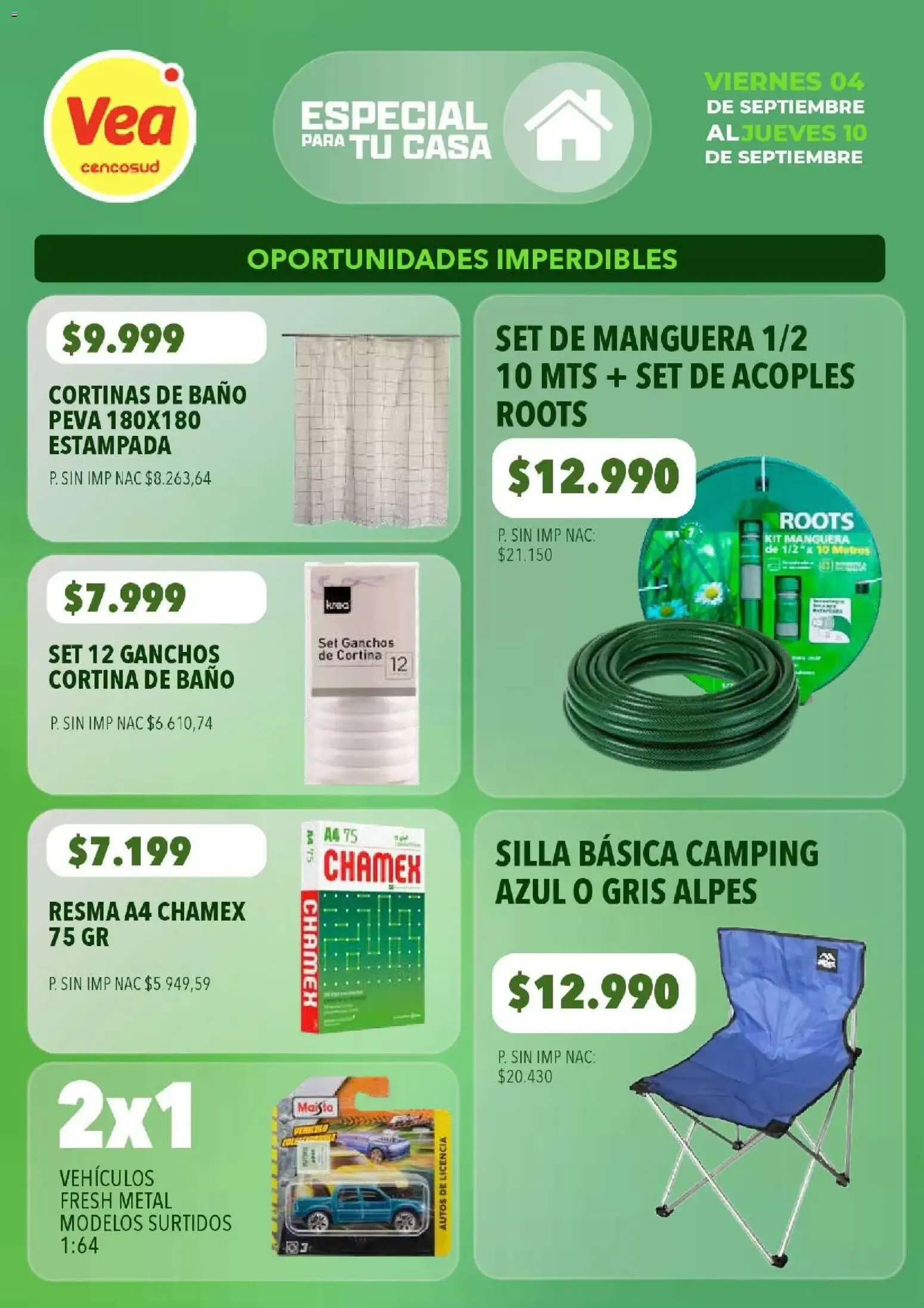Ofertas de Vea - Especial para tu casa del 04/09/2026 - 09/09/2026 4 de septiembre al 9 de septiembre 2026 - Página 6 del catálogo