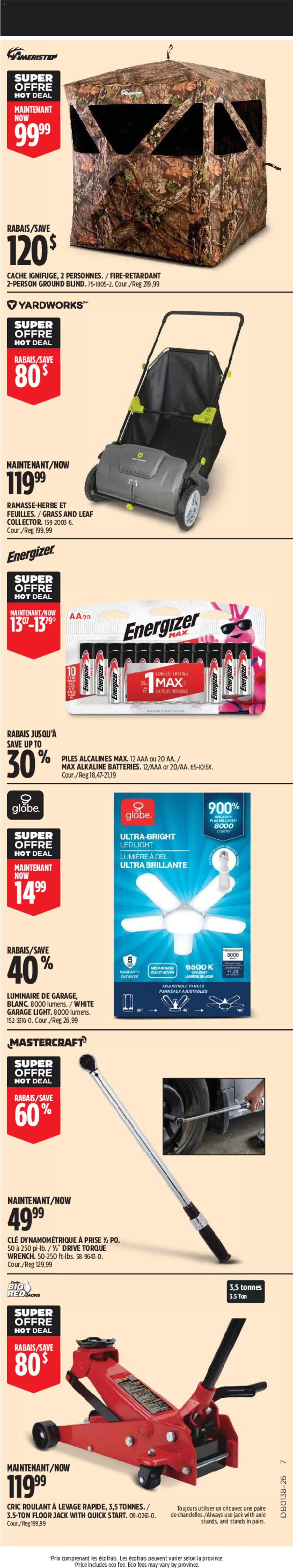 Canadian Tire circulaire - Grand solde rouge from Sep 17, 2026 > weekly specials & deals from September 17 to September 27 2026 - flyer page 3
