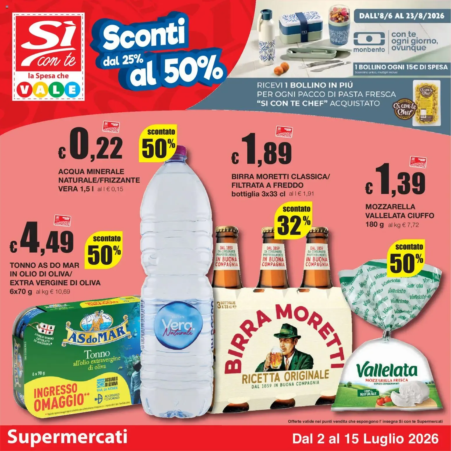 Sì con Te volantino dal 02/07/2026 - online Offerte da 2 luglio a 15 luglio di 2026 - Pagina del volantino 1