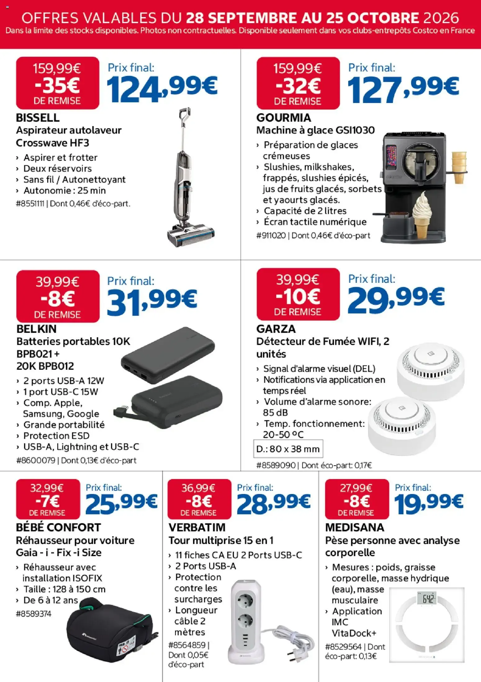 Réservé aux Membres : Plus de 1000€ de Remises Cumulées du 28 septembre au 25 octobre 2026 - Catalogue page 3