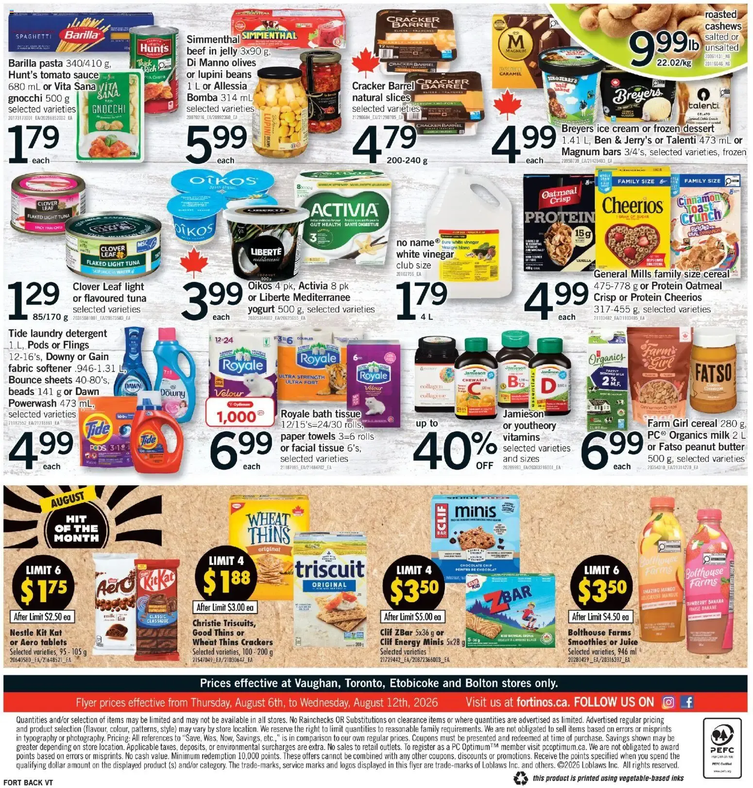 Fortinos weekly flyer / circulaire from August 6 to August 12 2026 - flyer page 2