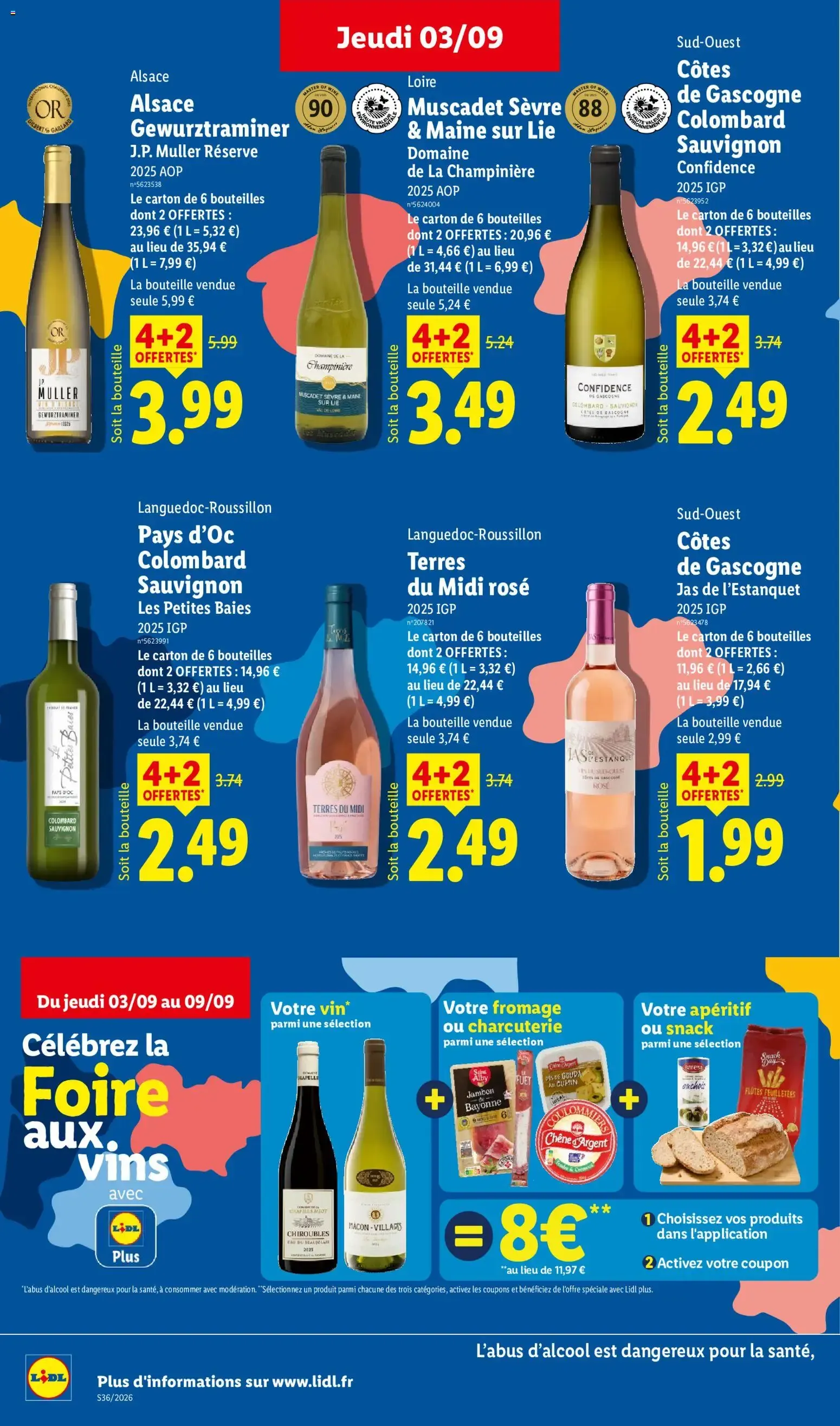 Lidl - Foire aux vins du 3 septembre au 9 septembre 2026 - Catalogue page 22