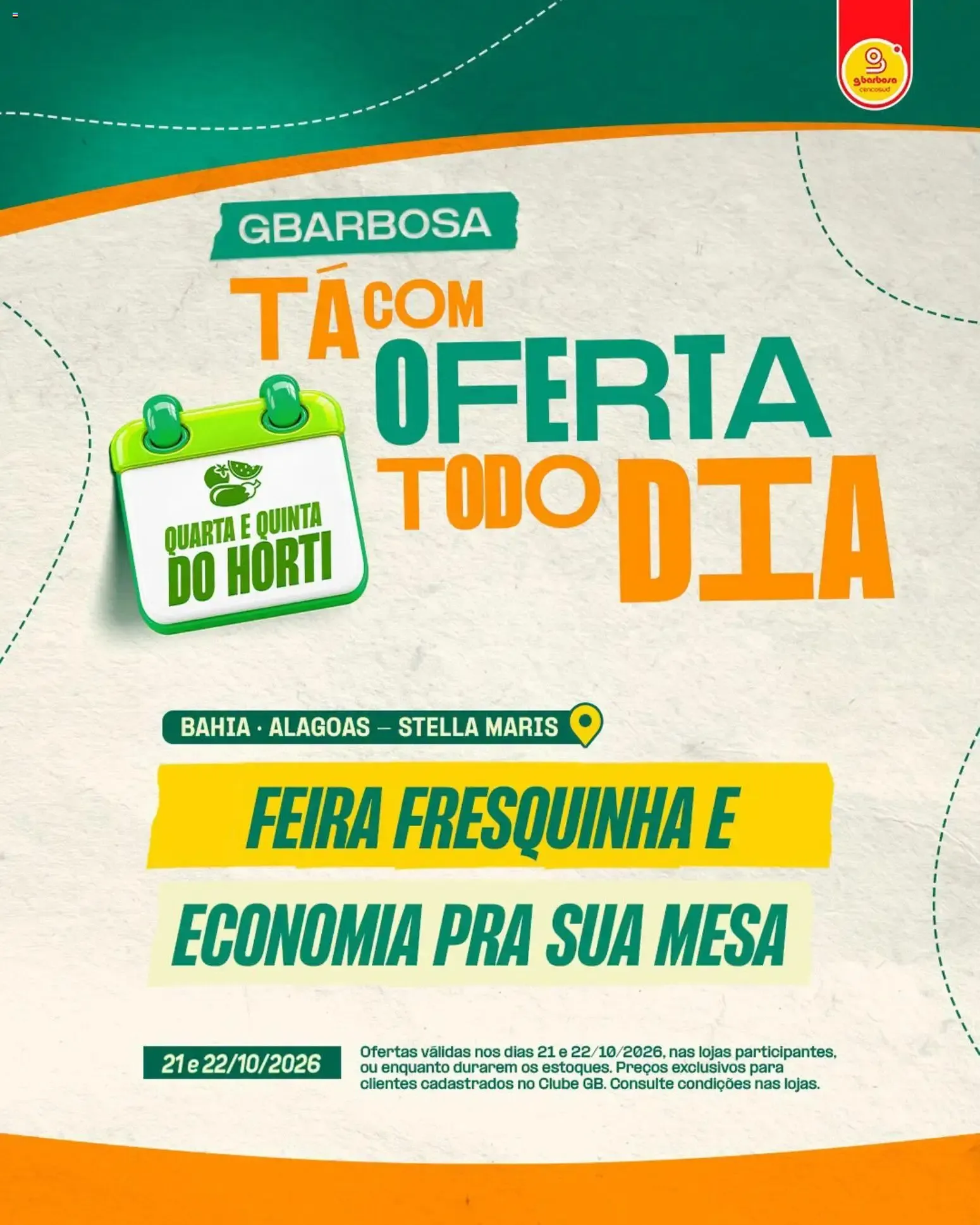 Encarte de Gbarbosa - Ofertas da semana de 21/10/2026 | Promoções Online 21 de outubro até 22 de outubro 2026 - Pagina 1