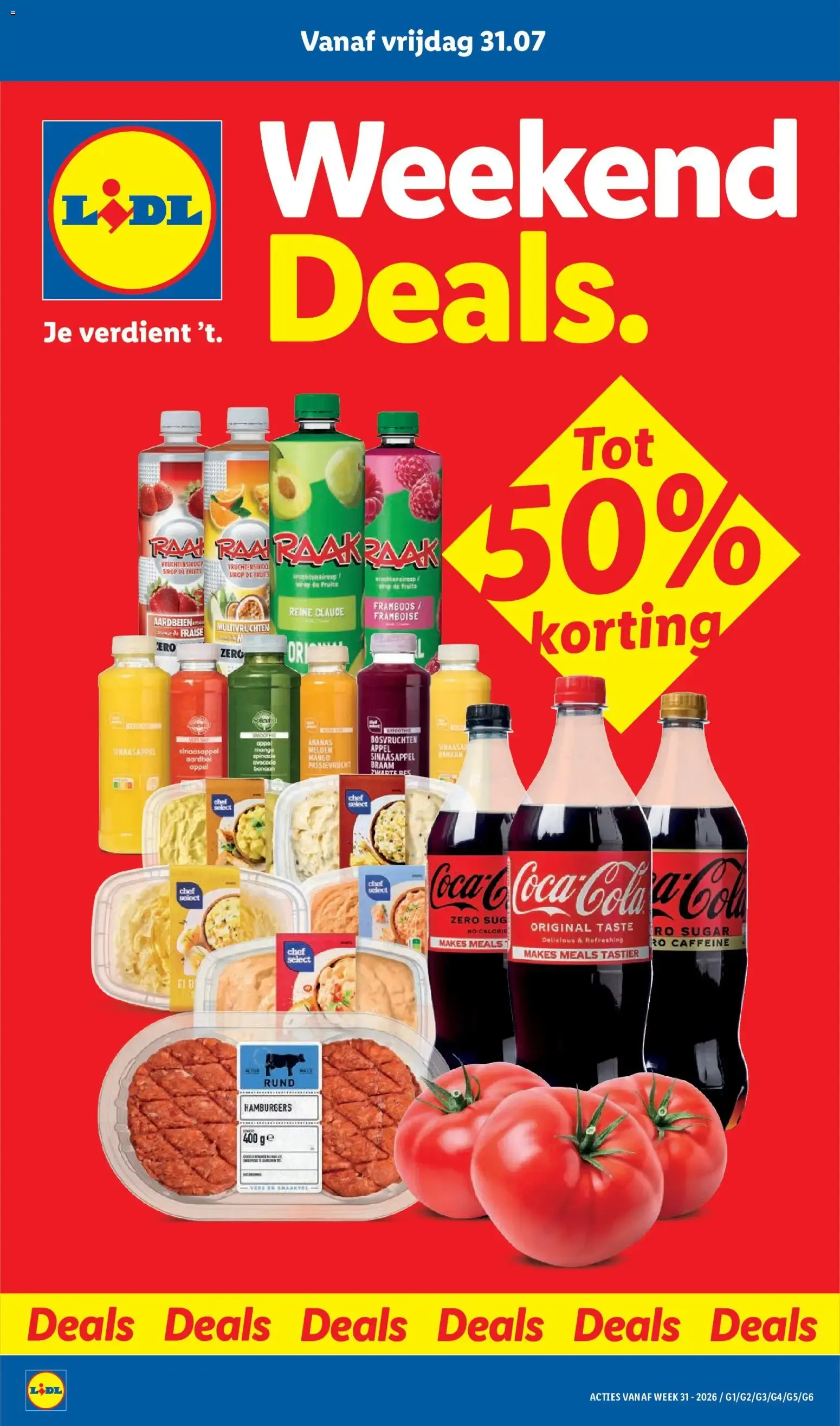 Lidl Weekend Deals van 31 juli tot 2 augustus 2026 - Folder pagina 1