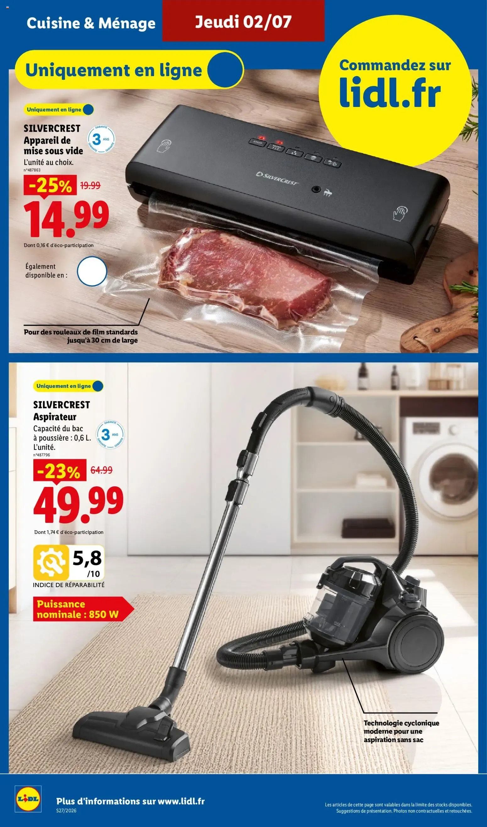 Catalogue LIDL du 02/07/2026 | Promo prospectus en ligne du 2 juillet au 8 juillet 2026 - Catalogue page 40