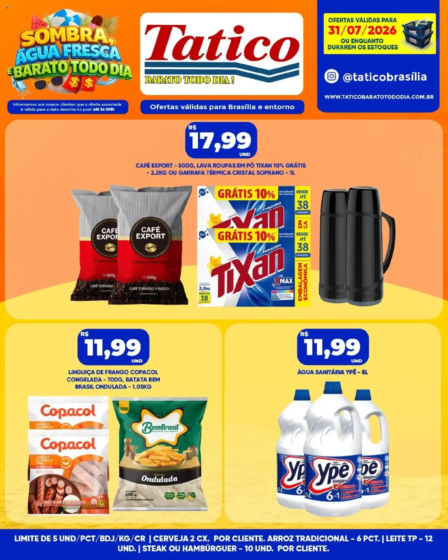 Encarte de Tatico ofertas Fim de Semana de 01/08/2026 | Promoções Online 1 de agosto até 2 de agosto 2026 - Pagina 38