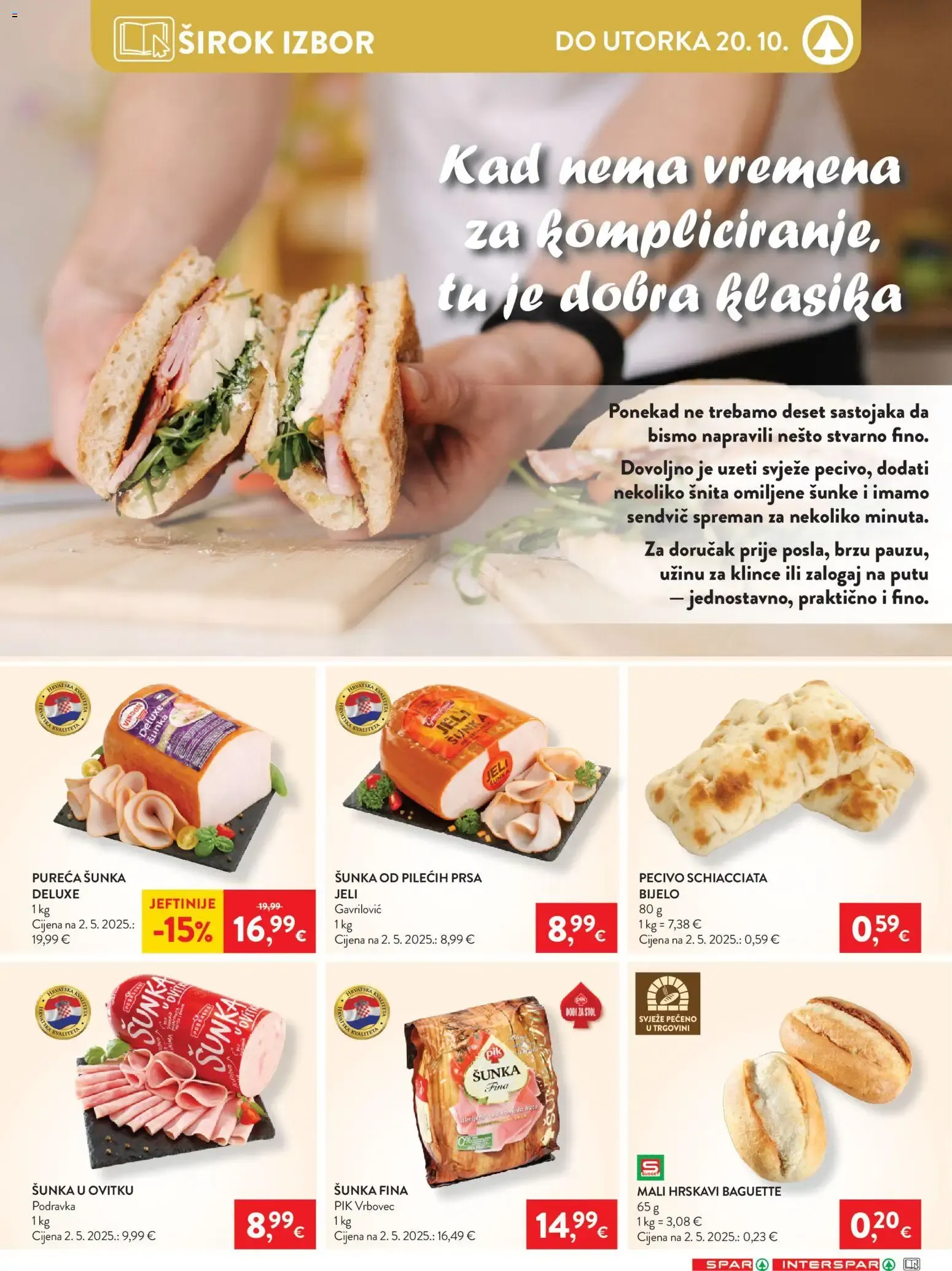 Katalog Spar Katalog novi od 14.10.2026 na listanje > letak digitalni od 14. listopada do 20. listopada 2026. - Pregled Stranica 19