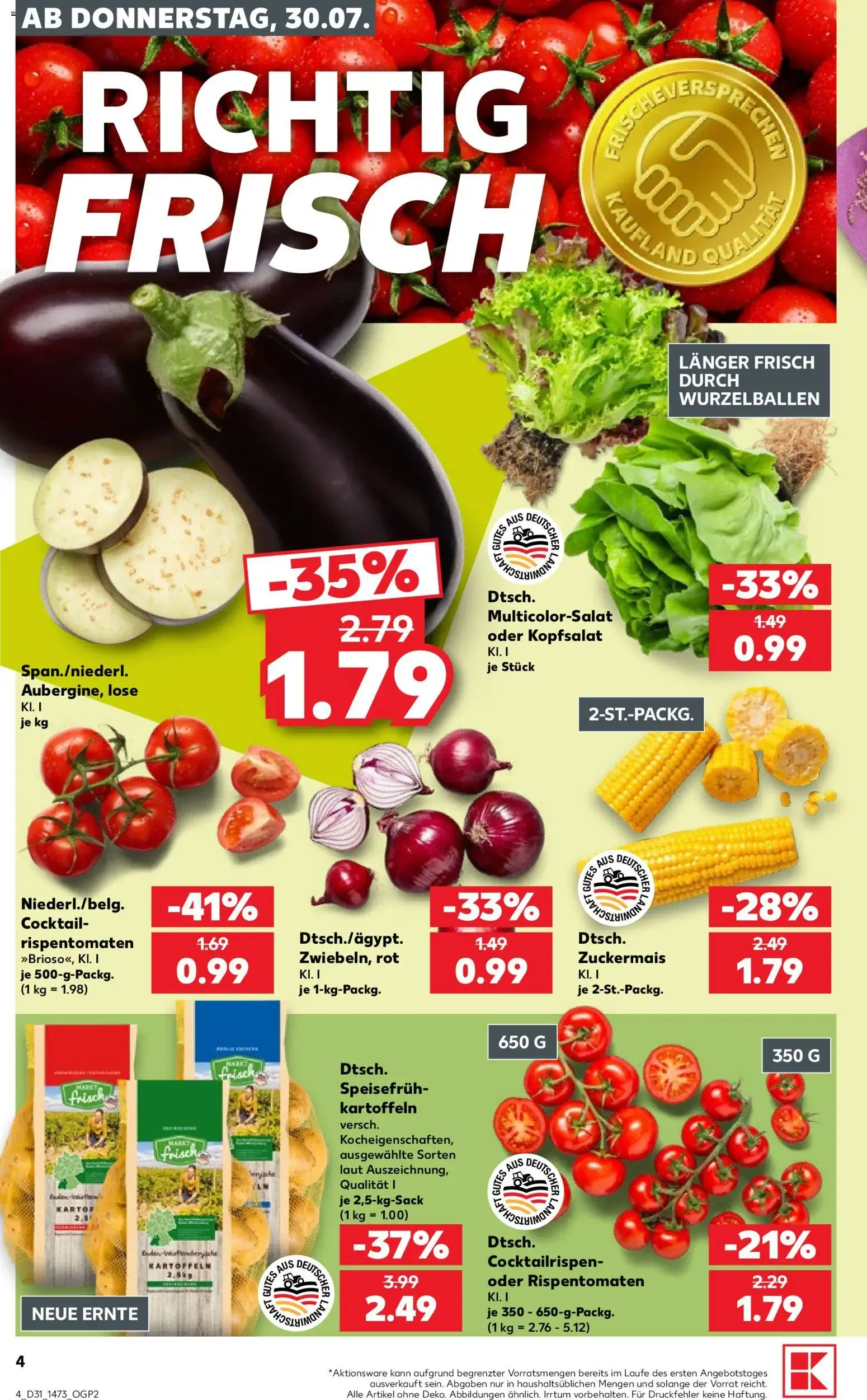 Prospekt Kaufland ab 30.07.2026 » Angebote Online zum Blättern von 30. Juli bis 5. August 2026 - Prospekt seite 4