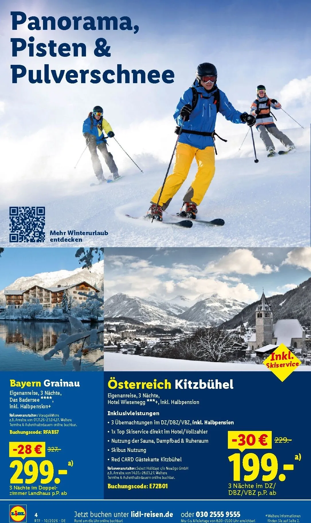 Lidl - Reise-Highlights Prospekt – von Mittwoch 14.10.2026 bis Sonntag 15.11.2026 von 14. Oktober bis 15. November 2026 - Prospekt seite 4