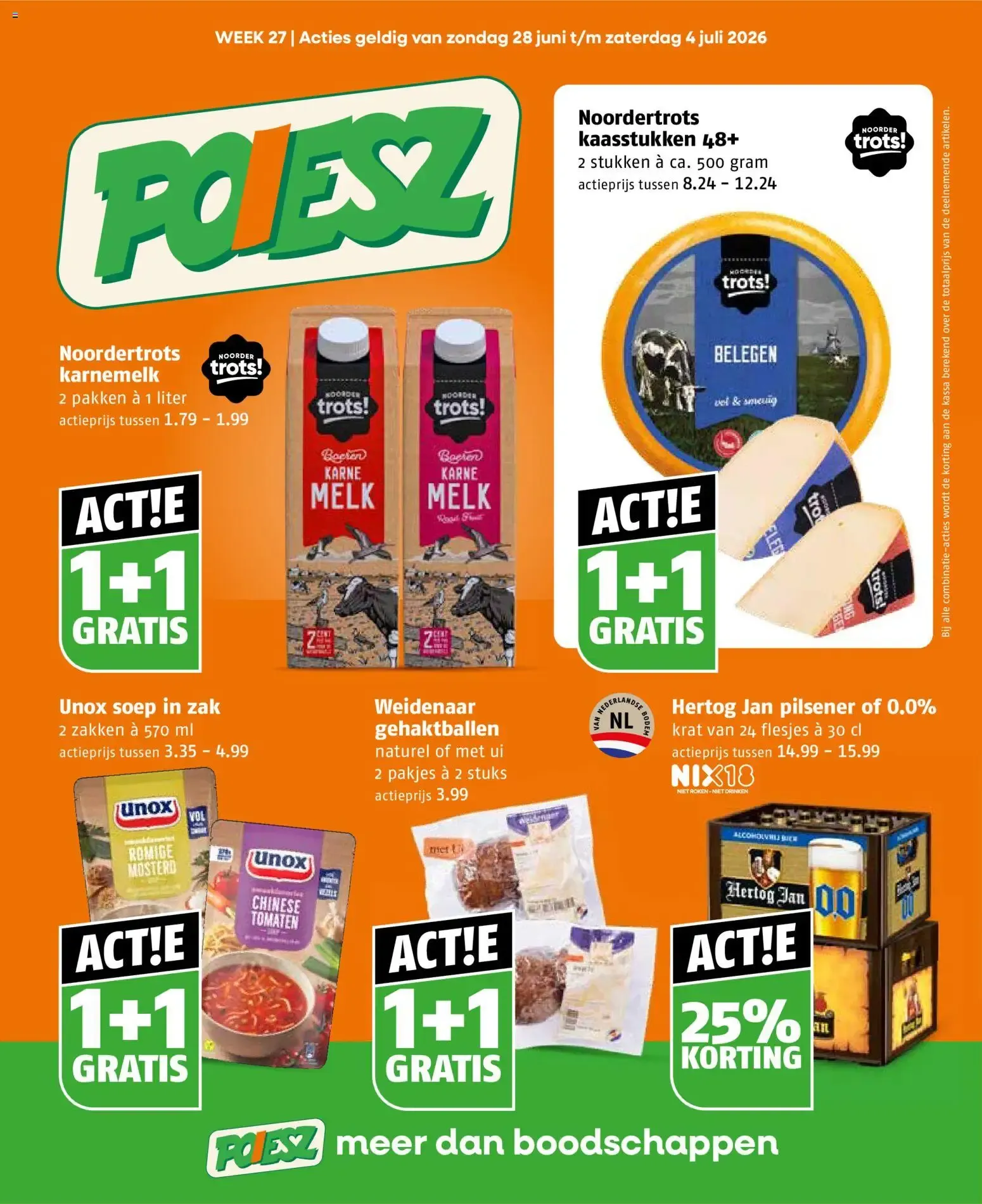 Poiesz folder vanaf 28-06-2026 || NIEUWE van 28 juni tot 4 juli 2026 - Folder pagina 1