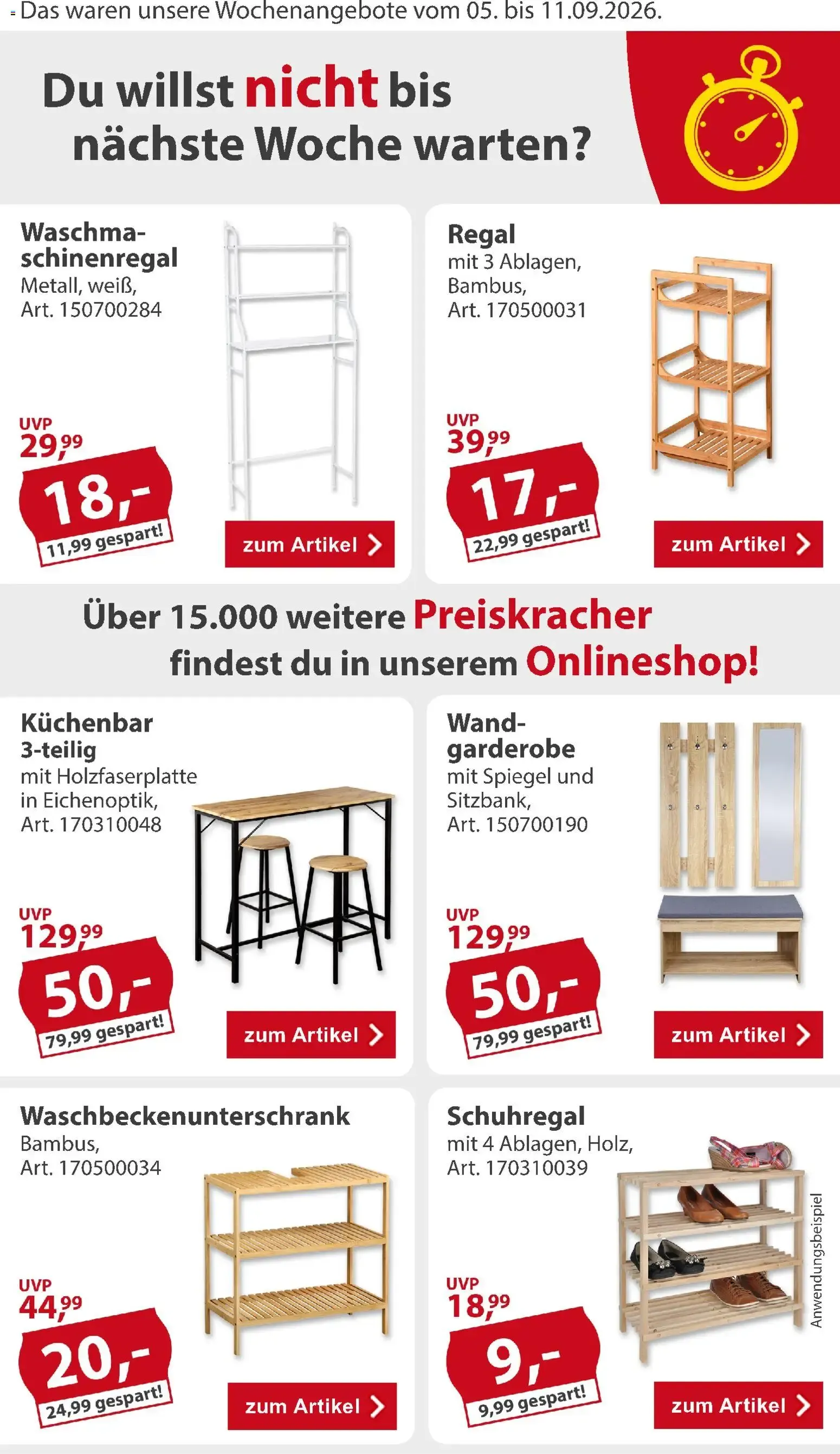 Sonderpreis Baumarkt Prospekt (ab 05.09.2026) zum Blättern von 5. September bis 11. September 2026 - Prospekt seite 2